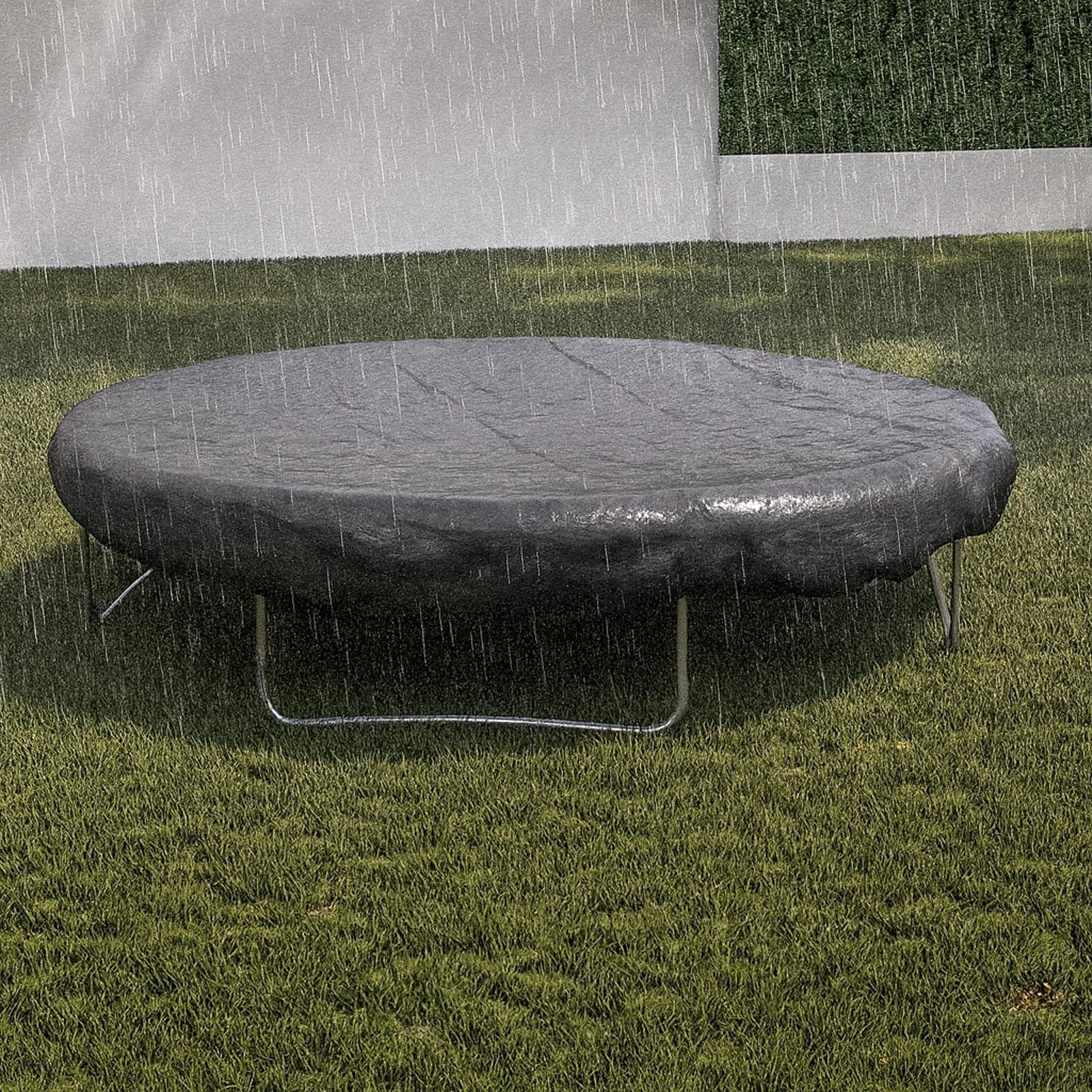 Copertura protettiva per trampolino in poliestere idrorepellente antracite 125x40h cm con coulisse regolabile - Wakanda