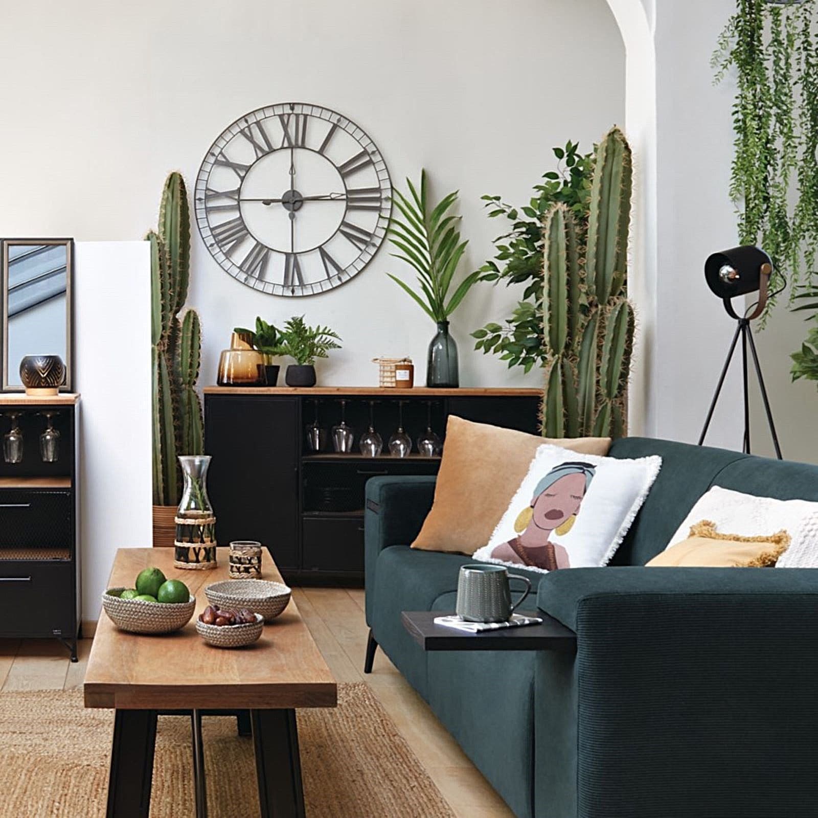 Credenza 140x85h cm con due ante e due cassetti in legno e metallo - Preacer