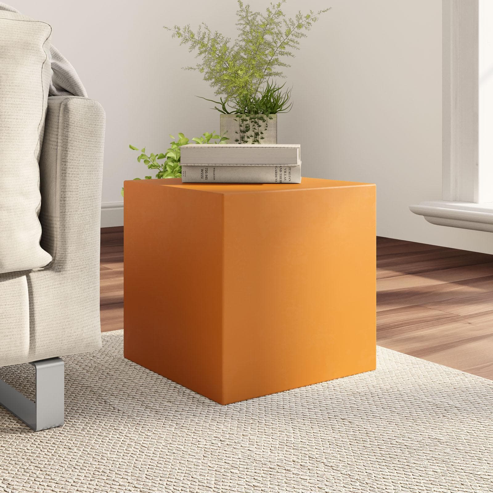 Cubo multiuso da interno 35 h cm in polietilene ocra - Kubbot