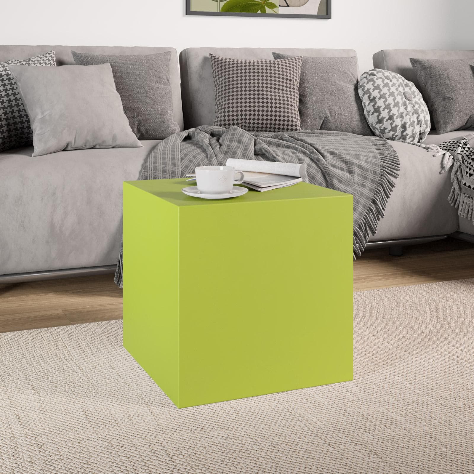 Cubo multiuso da interno 45 h cm in polietilene verde kiwi - Kubbot