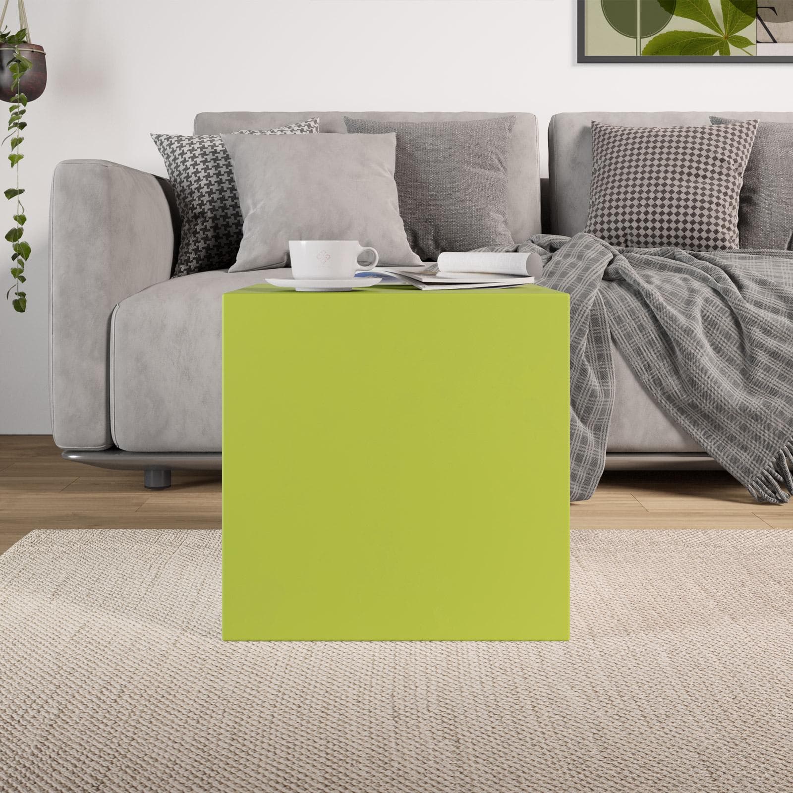 Cubo multiuso da interno 45 h cm in polietilene verde kiwi - Kubbot