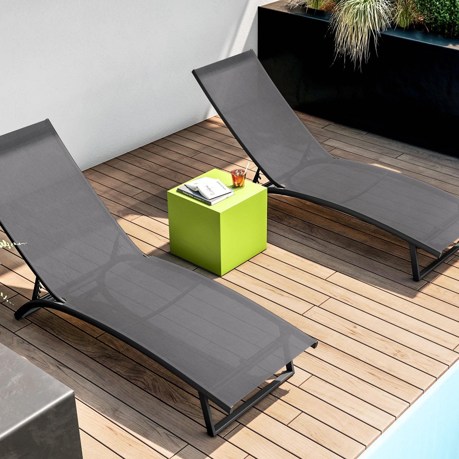 Cubo multiuso per esterni 35 h cm in polietilene verde kiwi - Kubbot