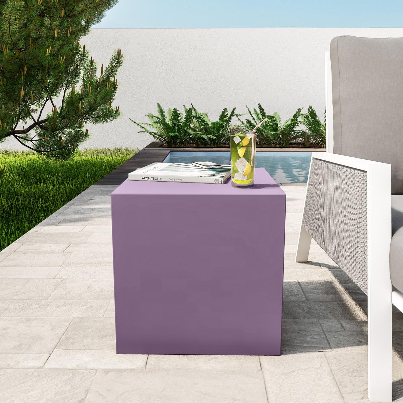 Cubo multiuso per esterni 45 h cm in polietilene glicine - Kubbot