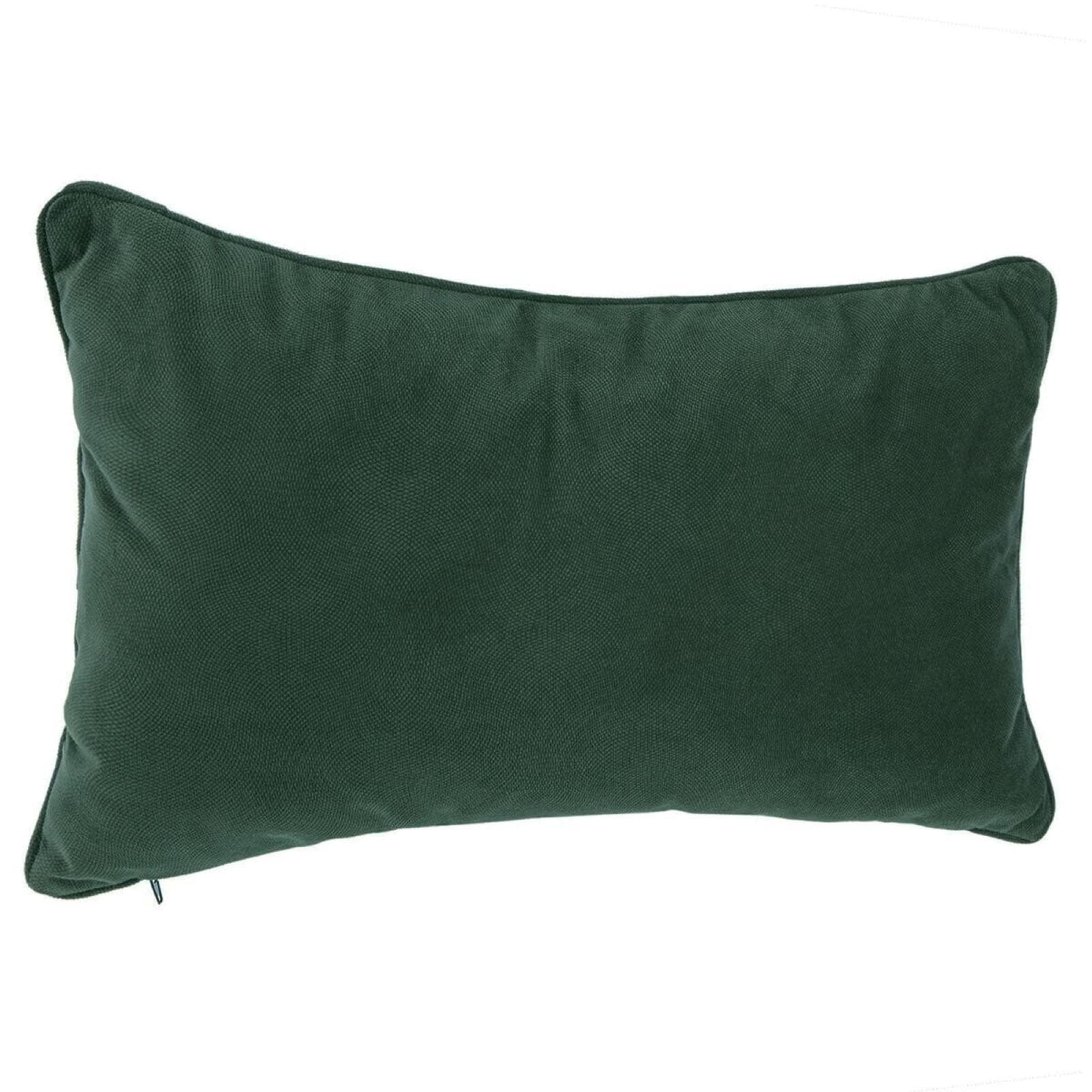 Cuscino 30x50 cm sfoderabile in tessuto verde cedro - Wynter