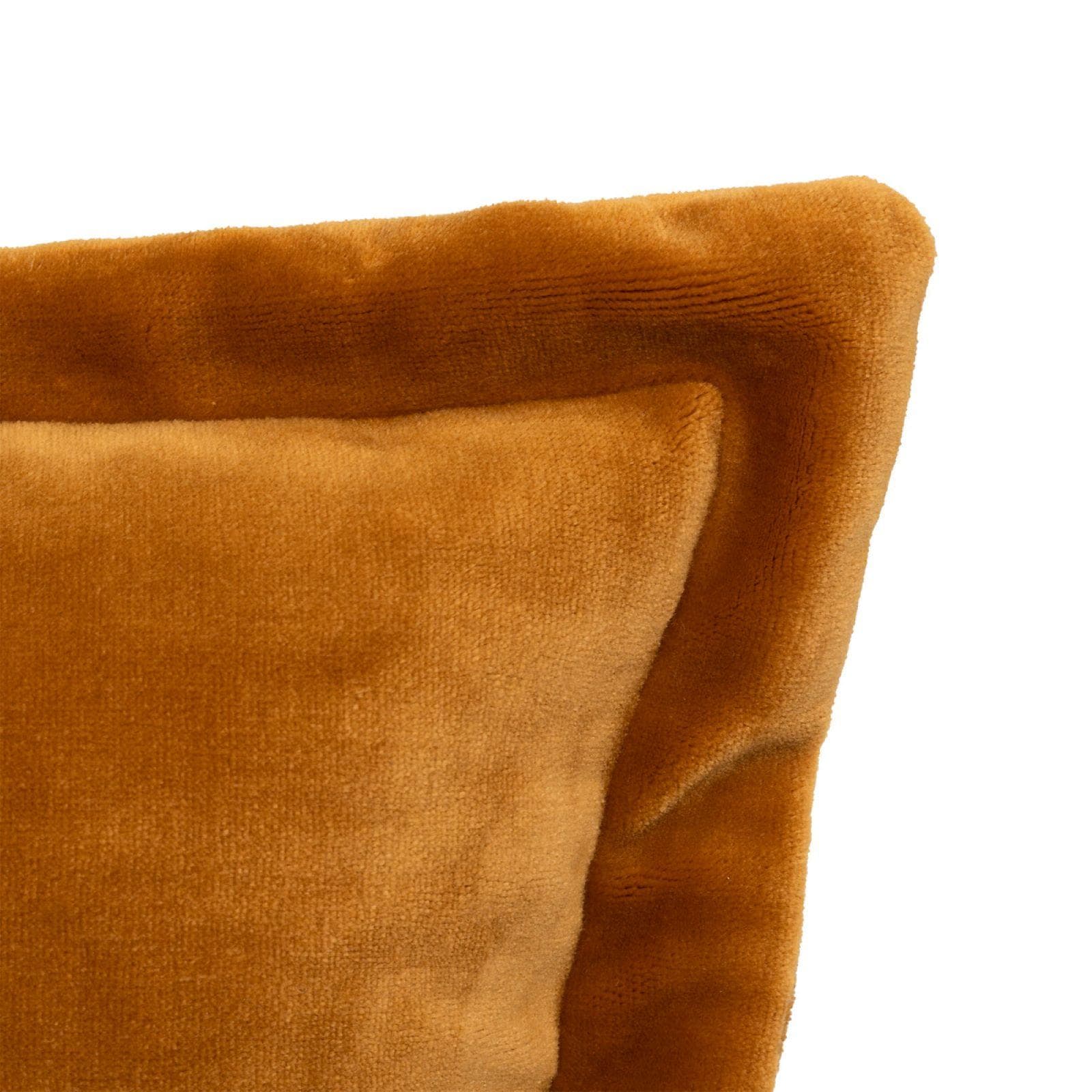 Cuscino 50x30 cm sfoderabile in velluto cannella - Coccoloso