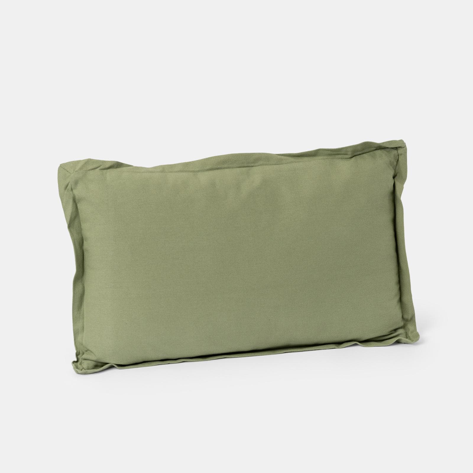 Cuscino 50x30 cm verde in cotone mussolina
