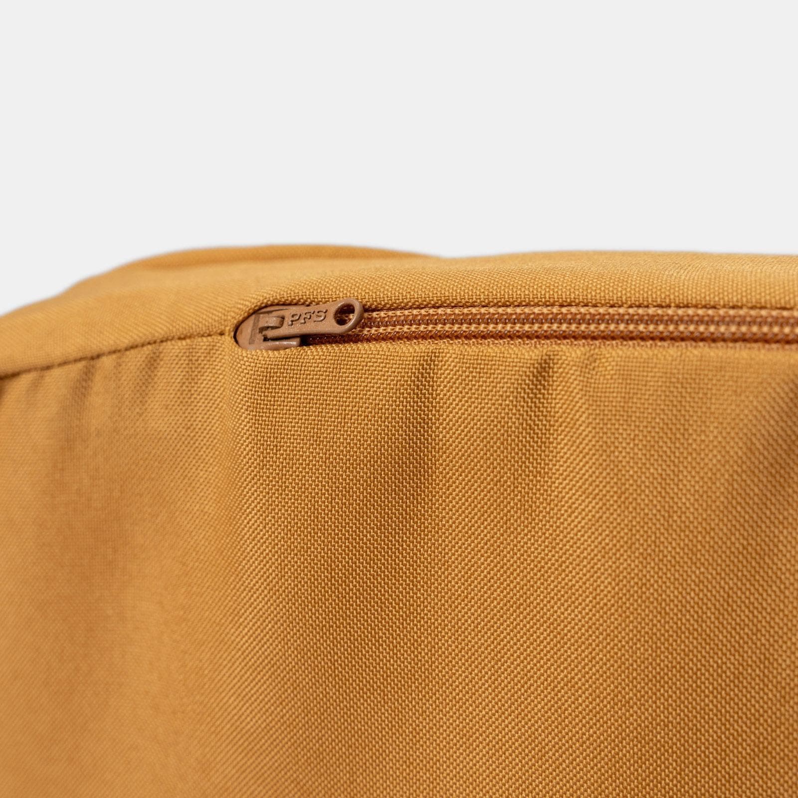Cuscino da esterno 40x40 cm per sedia con velcro in poliestere idrorepellente senape - Bangkok