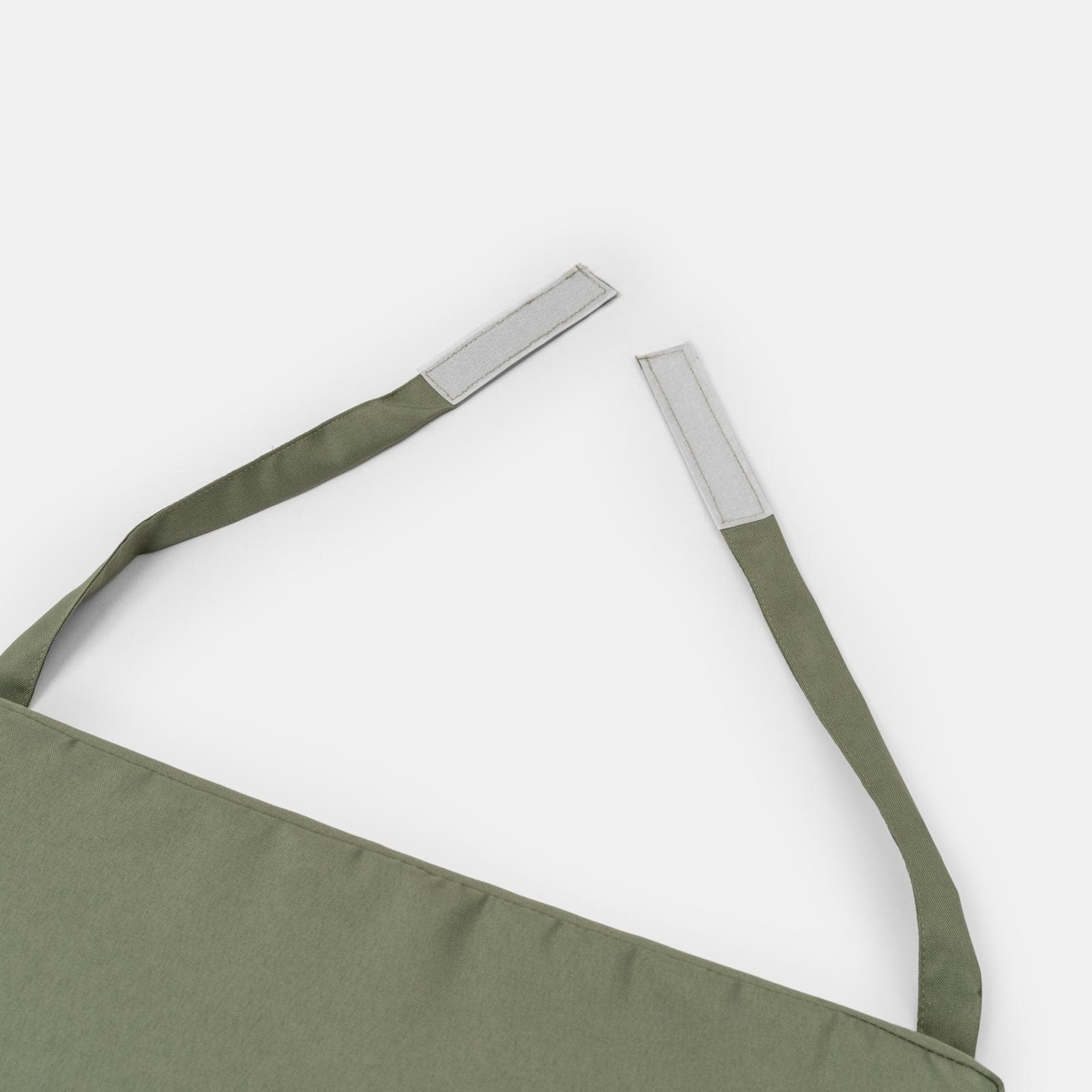 Cuscino da esterno 40x40 cm per sedia con velcro in poliestere idrorepellente verde - Bangkok