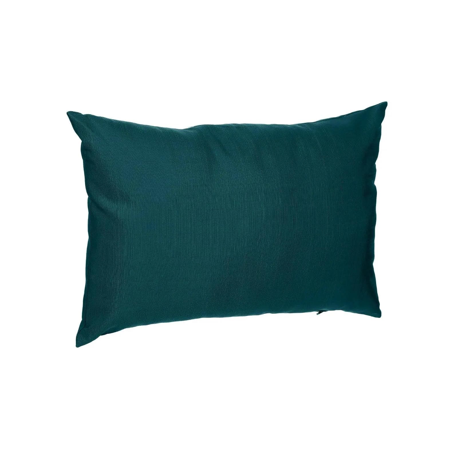 Cuscino decorativo da esterno 50x30 cm in poliestere blu pavone - Bangkok