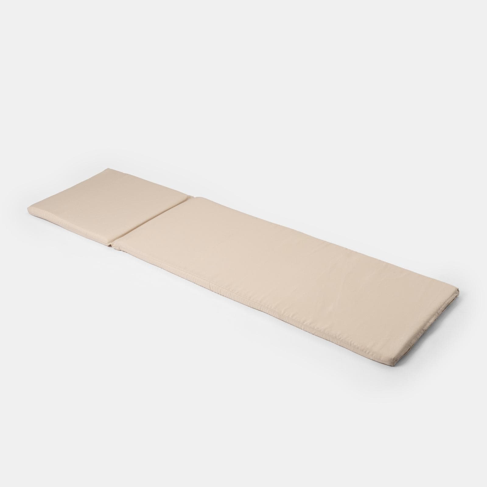 Cuscino per lettino prendisole 185x55 cm con lacci in poliestere idrorepellente beige - Bangkok