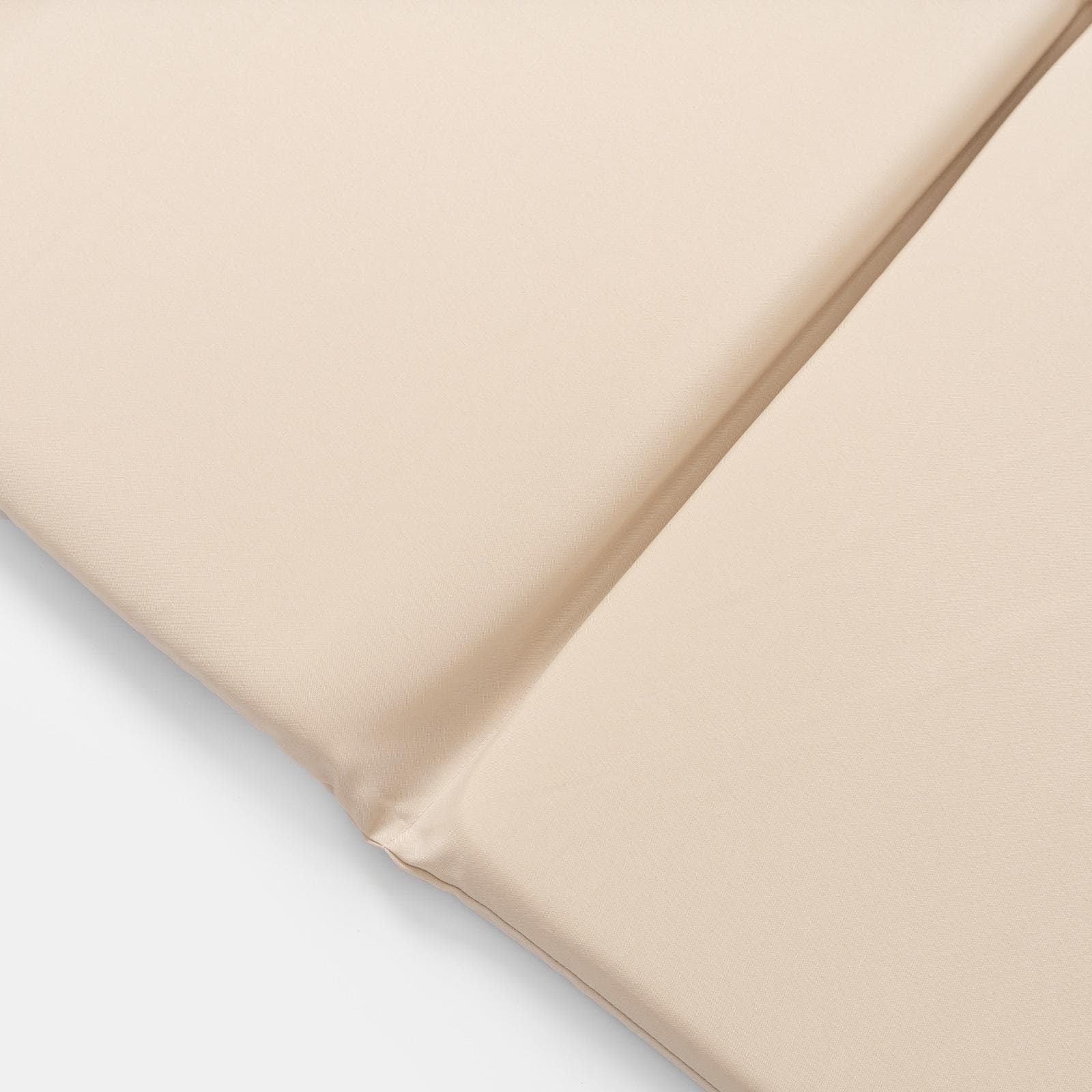 Cuscino per lettino prendisole 185x55 cm con lacci in poliestere idrorepellente beige - Bangkok