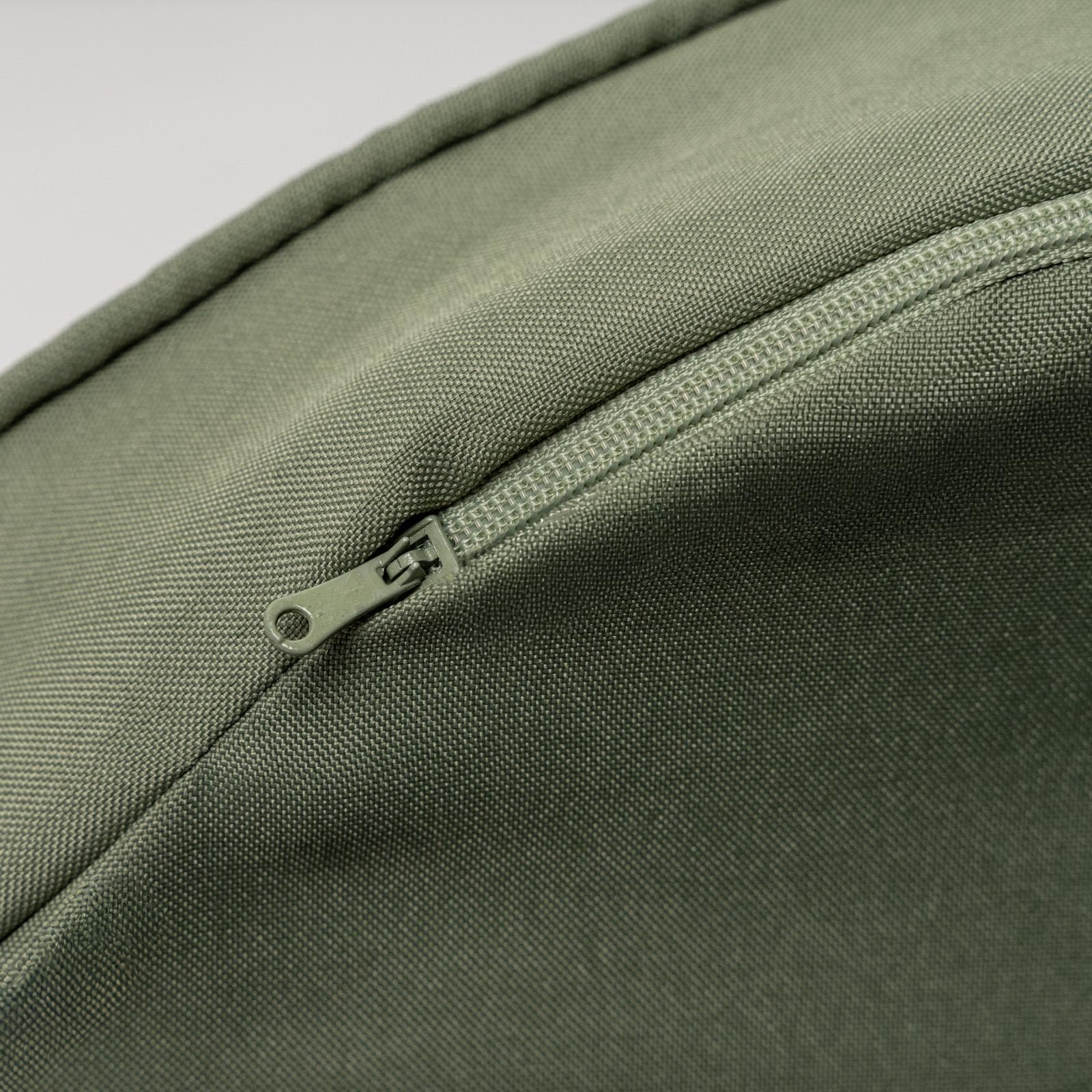 Cuscino da esterno rotondo 38 cm per sedia in poliestere idrorepellente verde con lacci - Joss