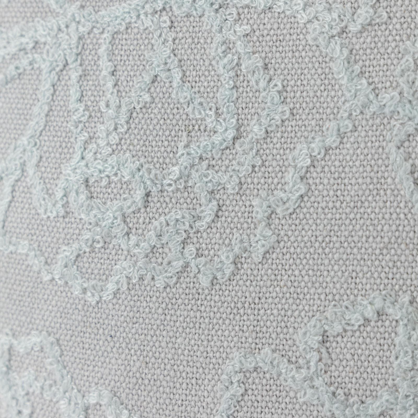 Cuscino sfoderabile 45x45 azzurro in cotone con ricami floreali