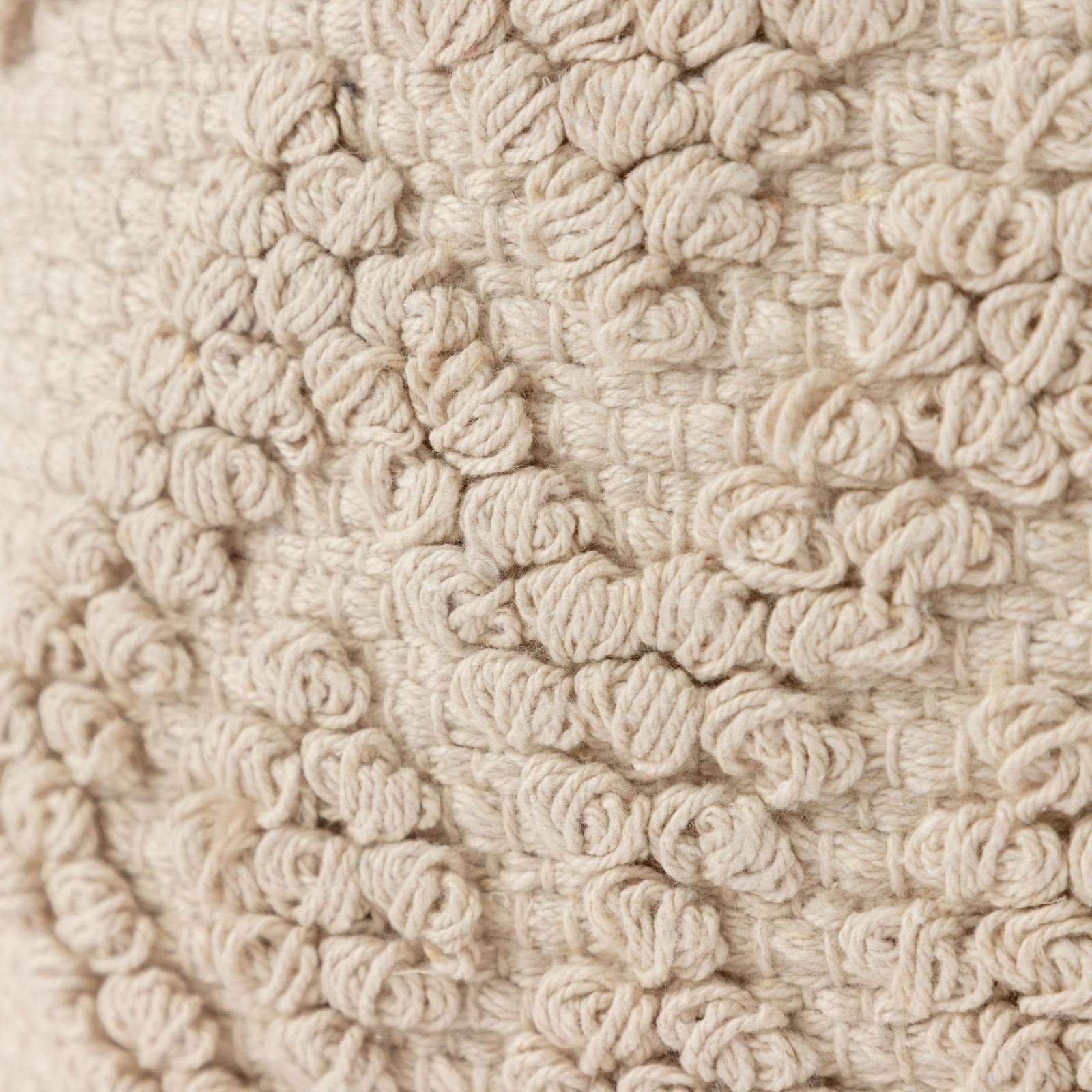 Cuscino sfoderabile 45x45 macramè beige
