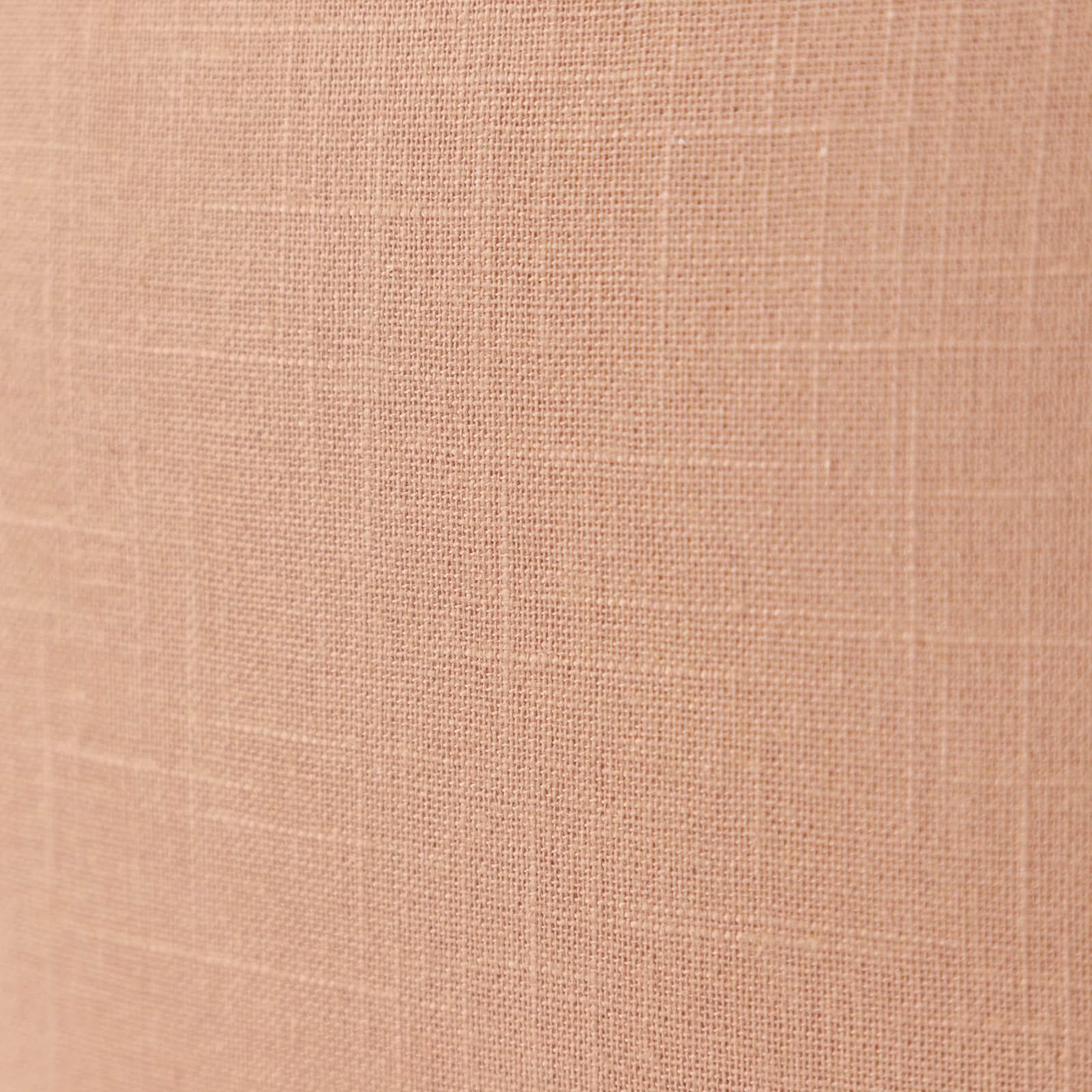 Cuscino sfoderabile 45x45 cm rosa cipria in lino batista e cotone