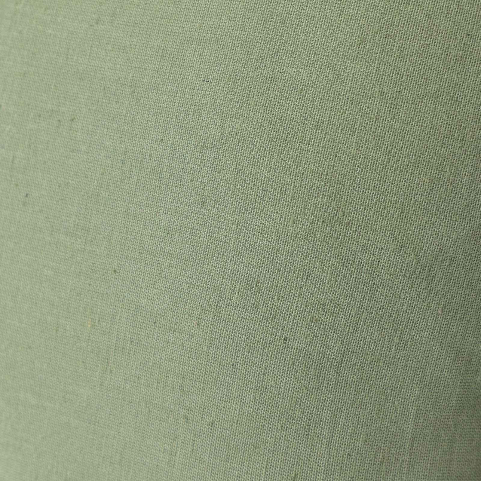 Cuscino sfoderabile 45x45 cm verde pastello in lino batista e cotone
