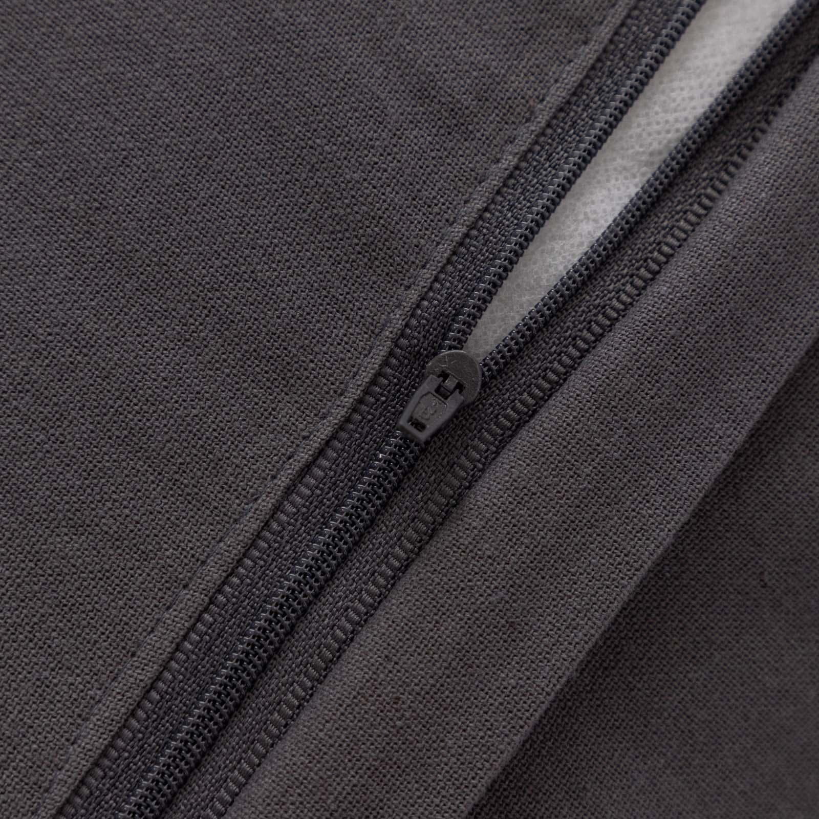 Cuscino sfoderabile 45x45 in bouclé grigio scuro