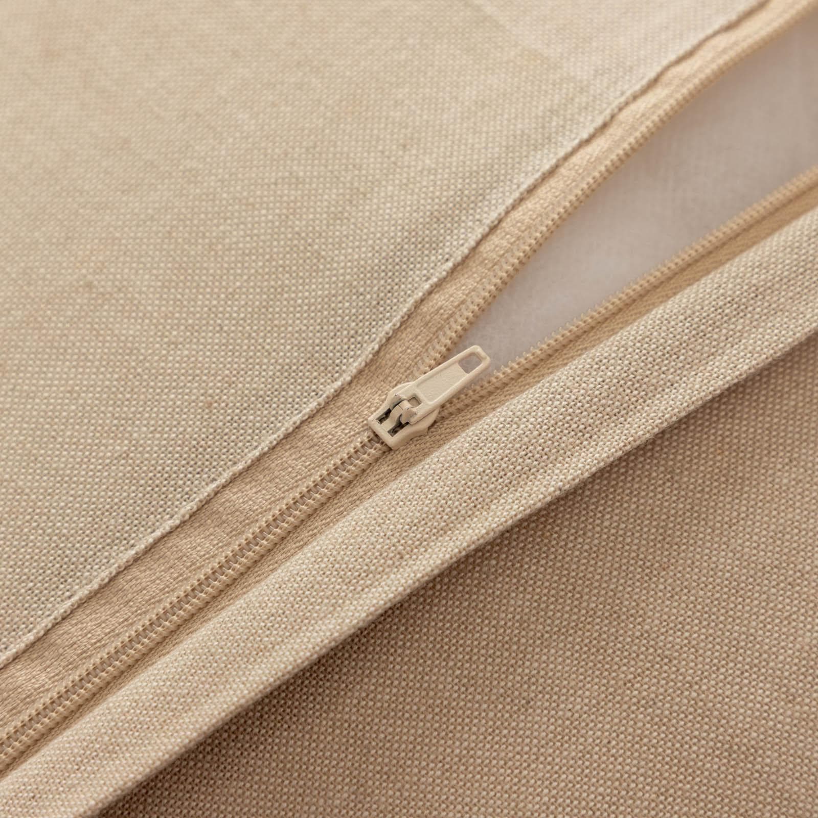 Cuscino sfoderabile 45x45 pesca in bouclé con frange