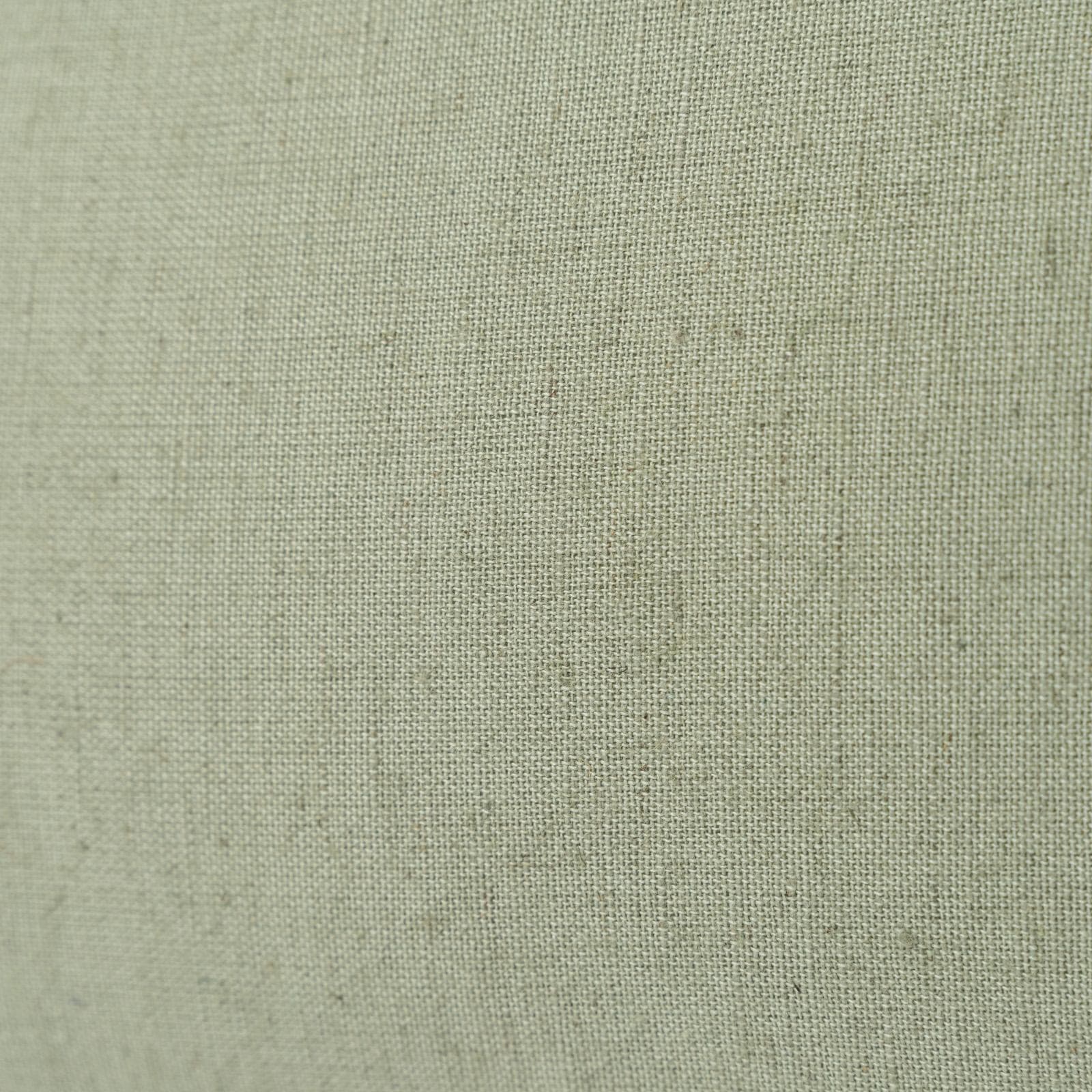 Cuscino sfoderabile 50x30 cm verde pastello in lino e cotone