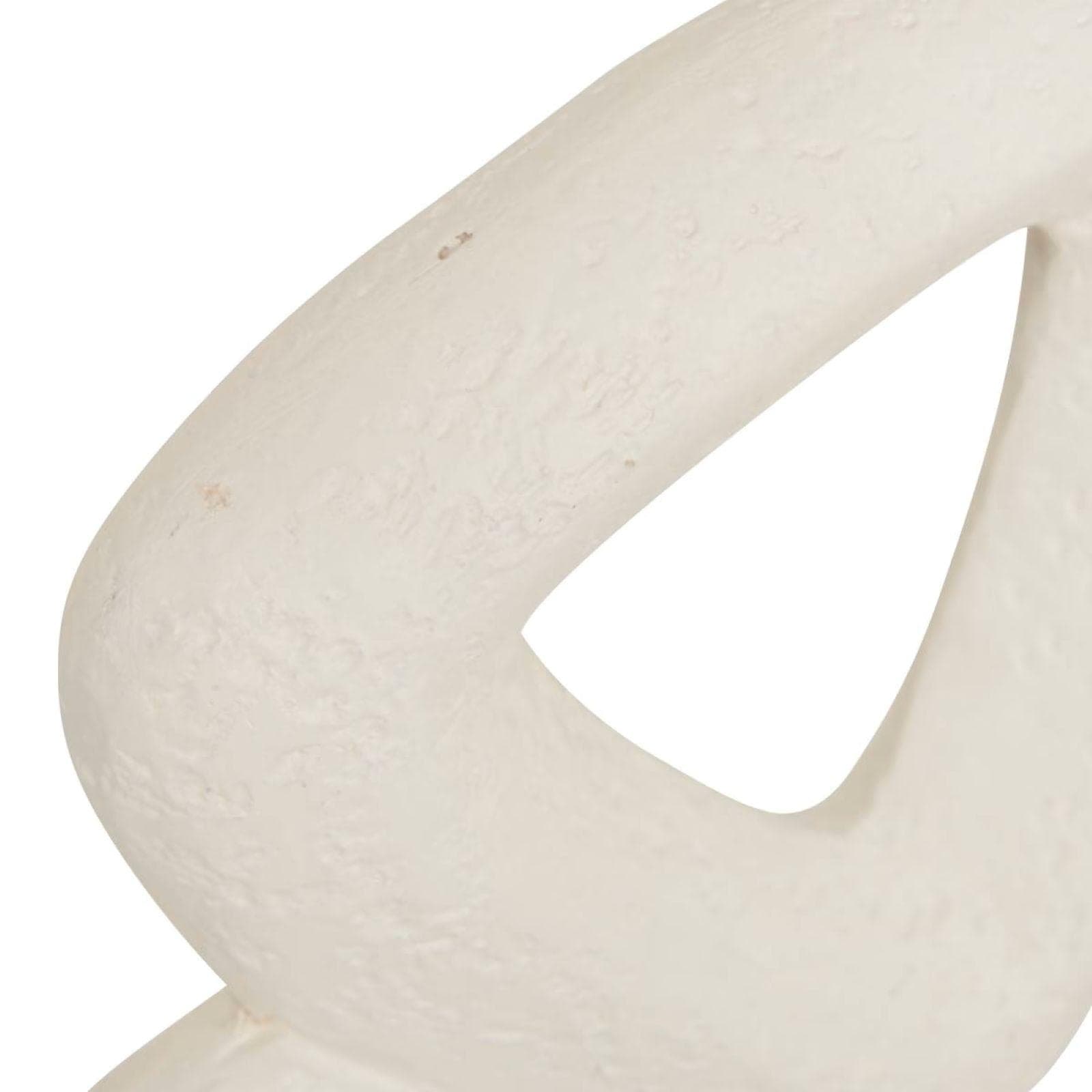 Figura decorativa 70h cm in ossido di magnesio beige