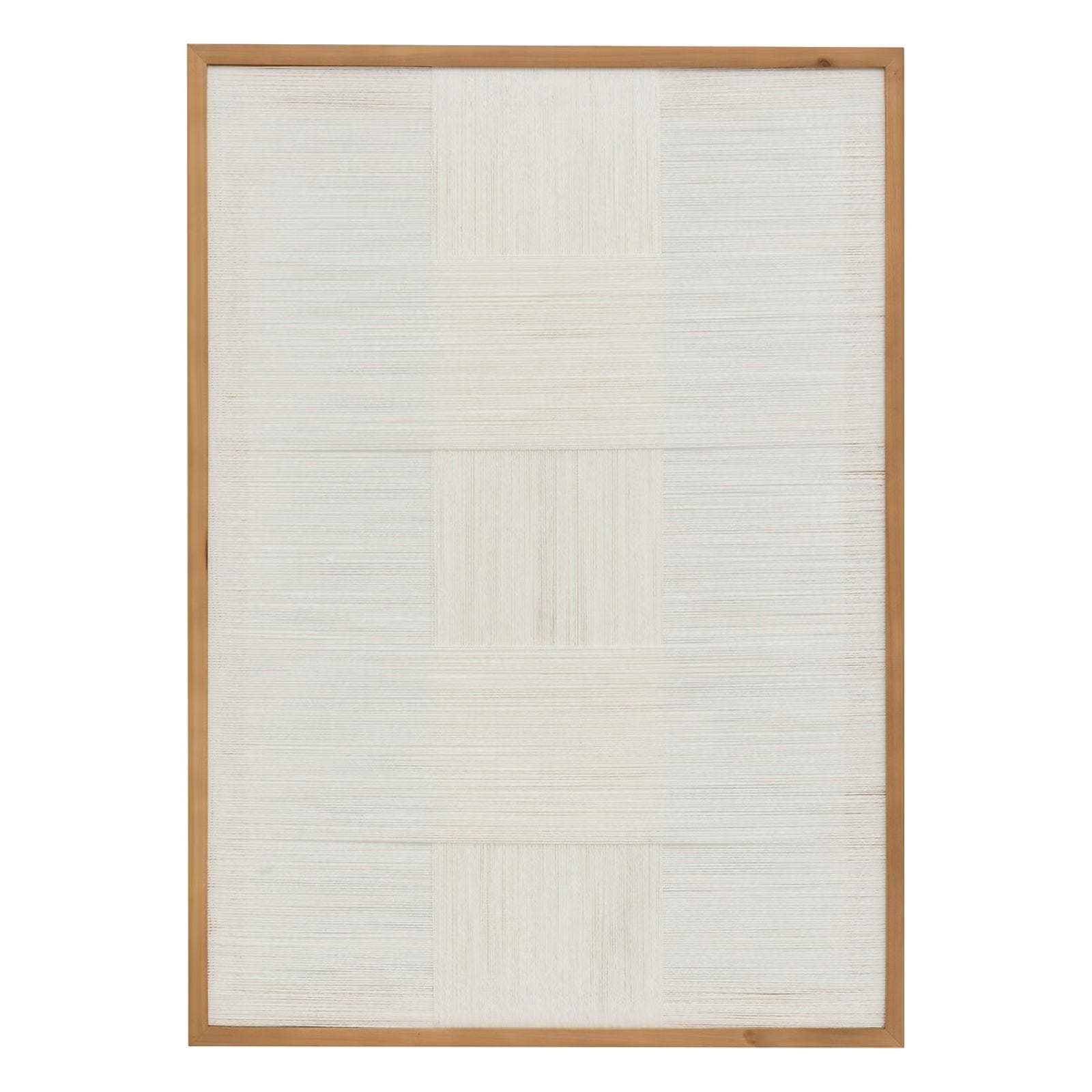 Decorazione da parete 50x70 cm reversibile in tessuto bianco