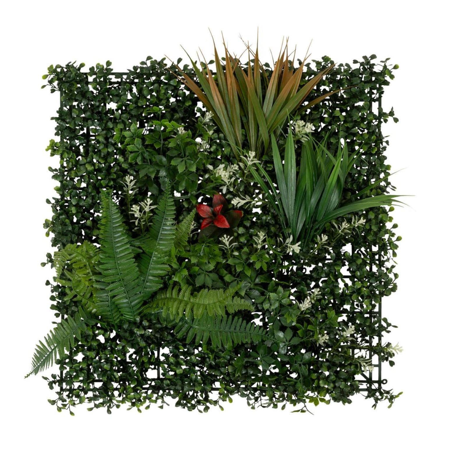 PLANTY GIARDINO QUADRATO PIANTE ARTIFICIALI 50X50 CM MULTICOLORE