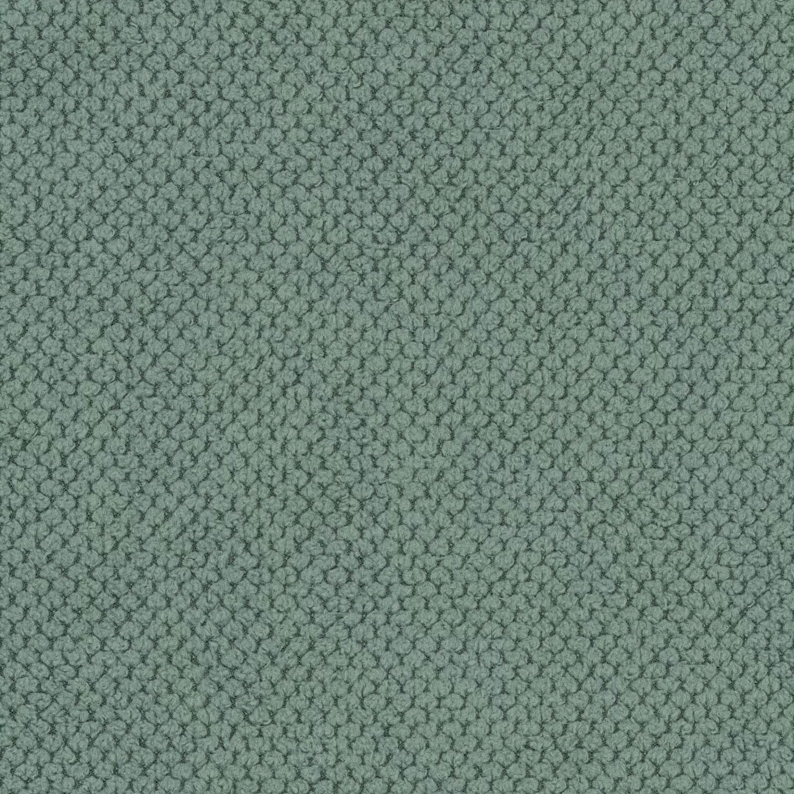 Divano angolare 3 posti in tessuto verde salvia effetto maglia con chaise longue destra - Renesmee