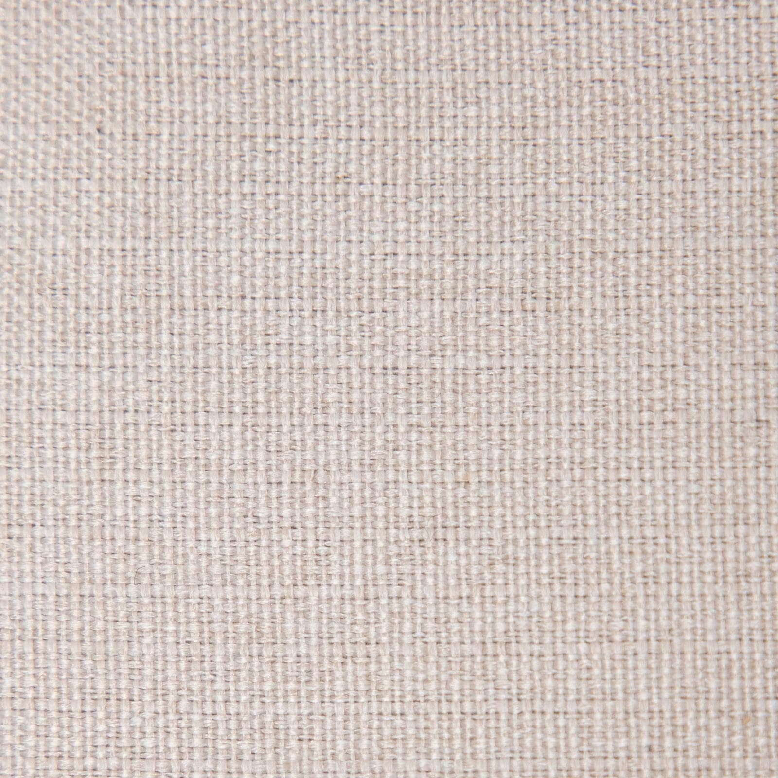 Divano tre posti in tessuto crema e gambe in legno con chaise longue reversibile - Kaleo
