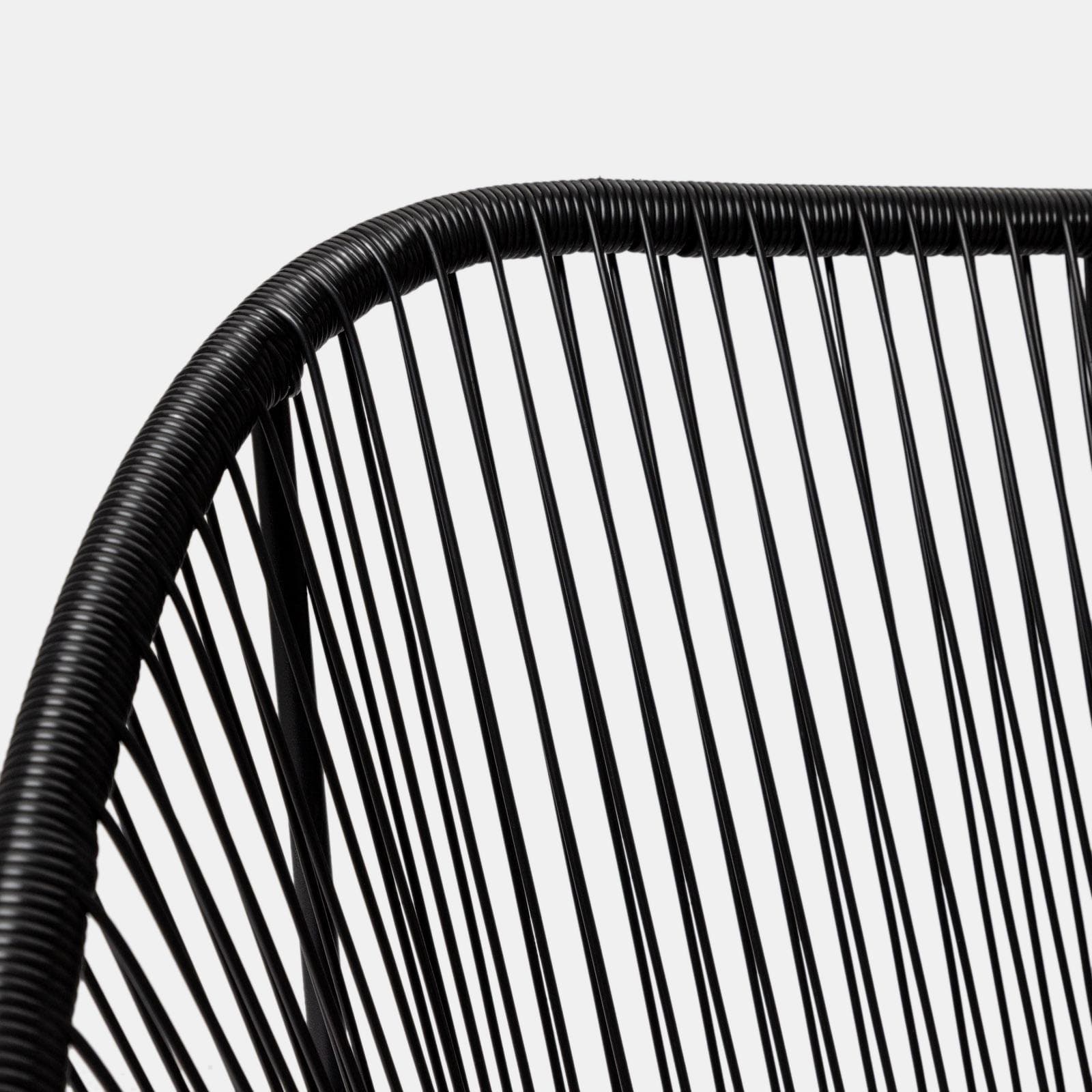 Divano da interno in corda nera - Kalimba