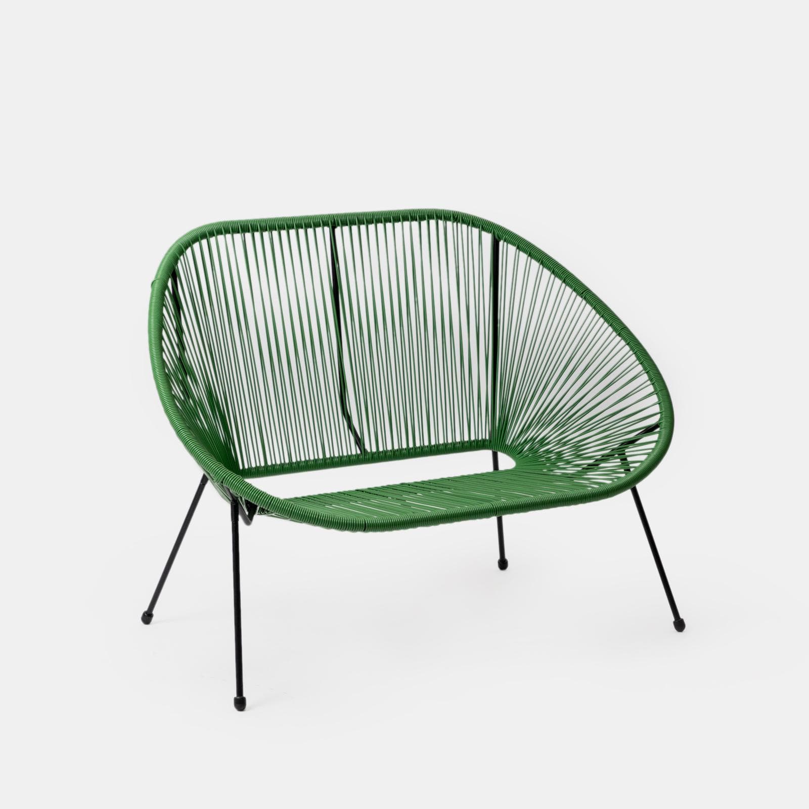 Divano da interno in corda verde - Kalimba