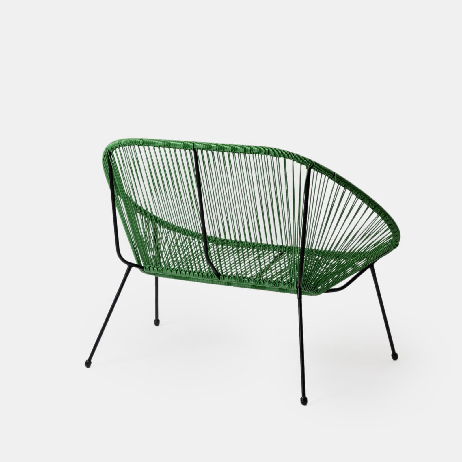 Divano da interno in corda verde - Kalimba