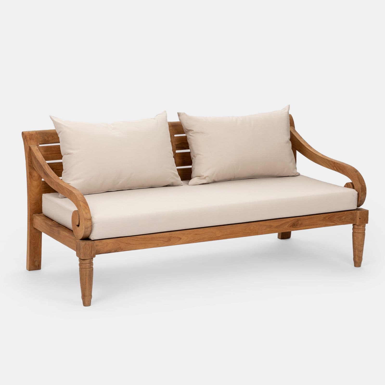Divano in legno teak con cuscini - Belem