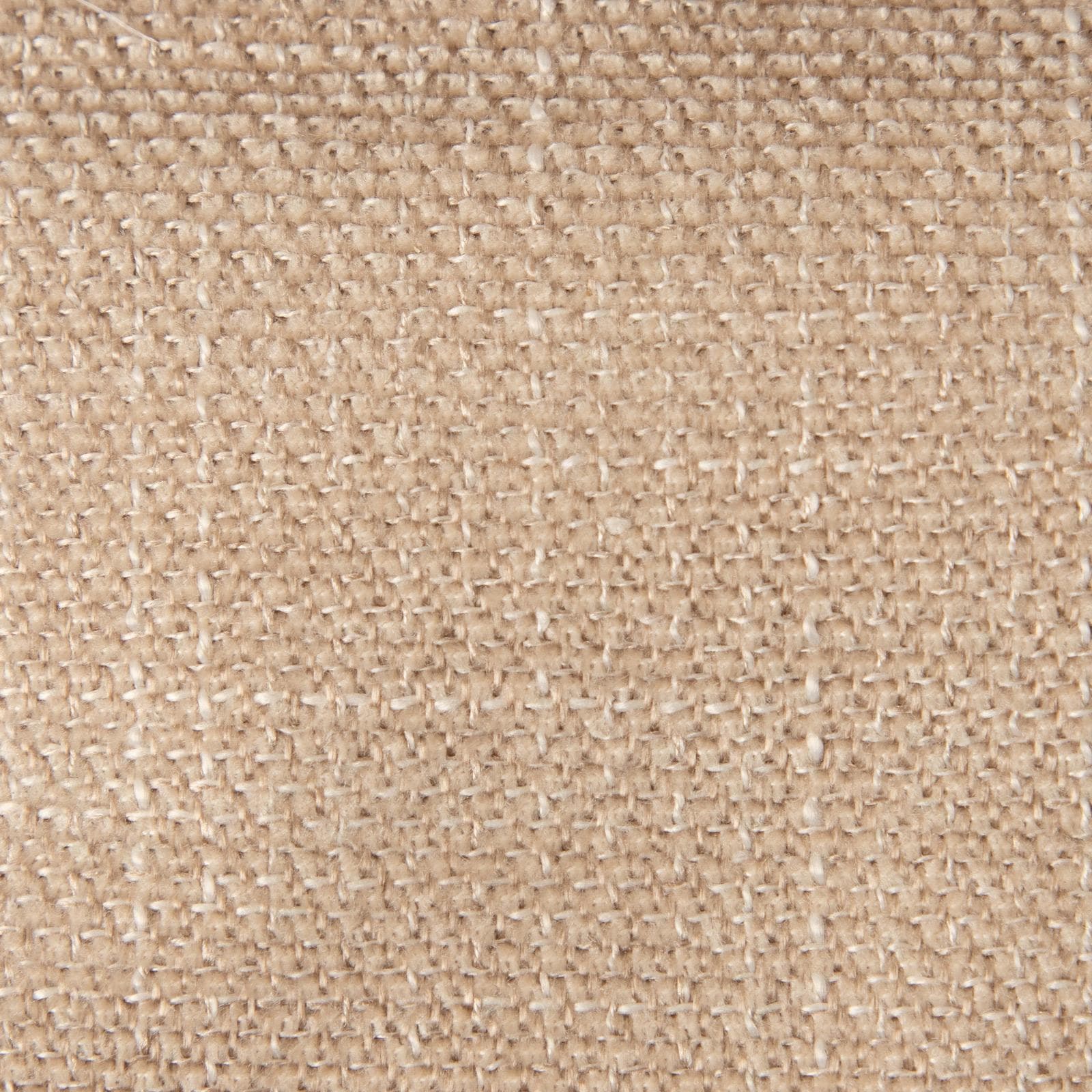 Divano letto 3 posti in tessuto a trama sottile beige con piedi in legno - Breland