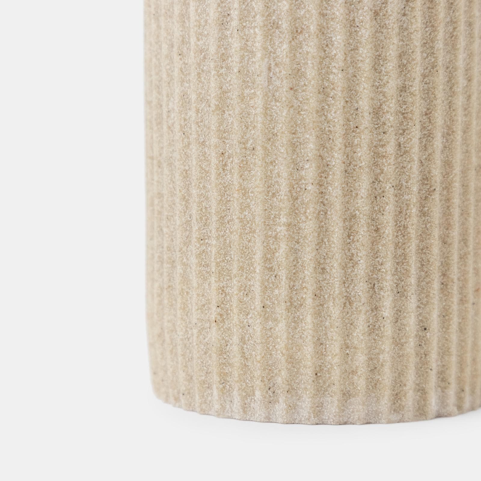 Dosasapone d'appoggio beige effetto pietra striato - Spotty