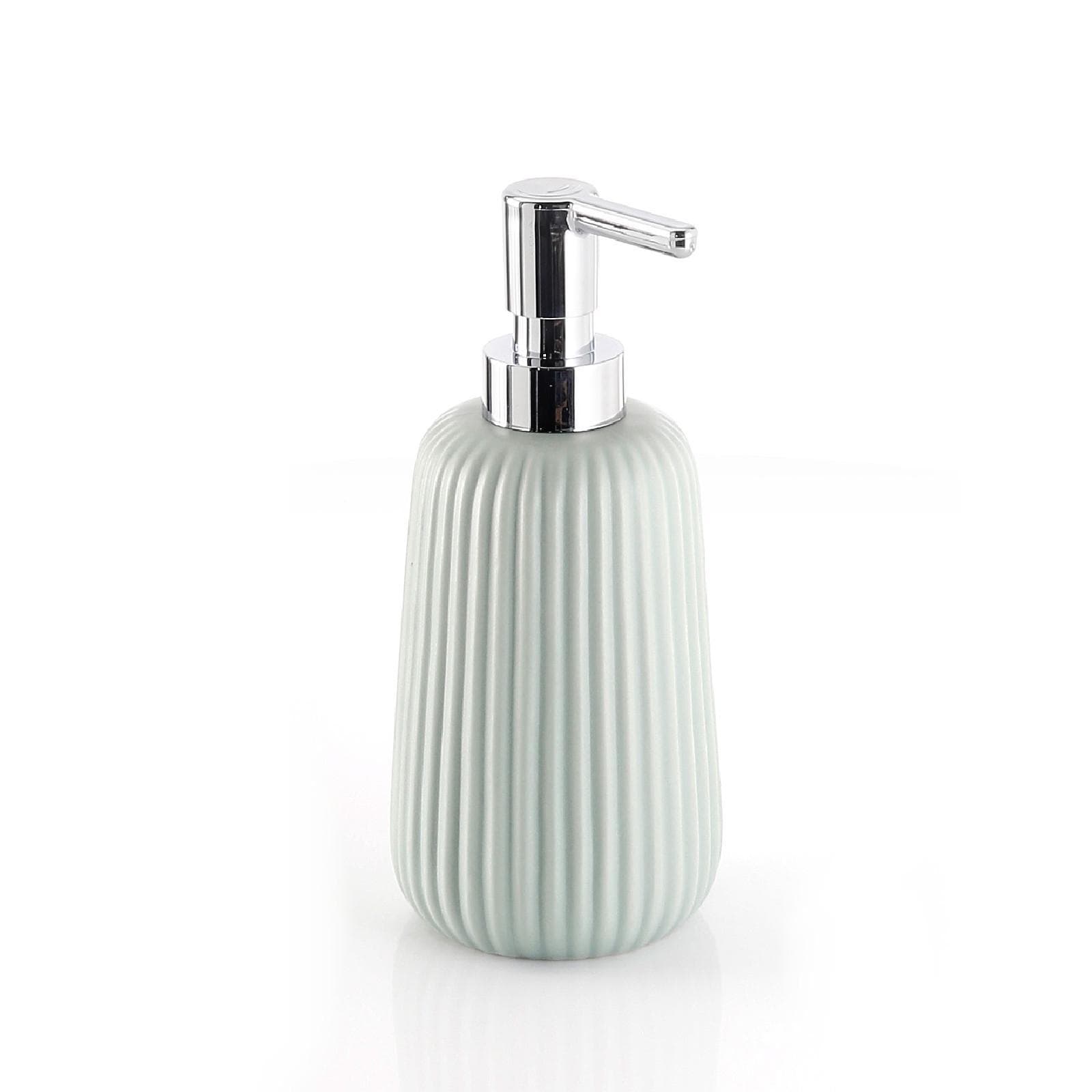 Dosasapone in ceramica verde menta rigato - Marika di Gedy