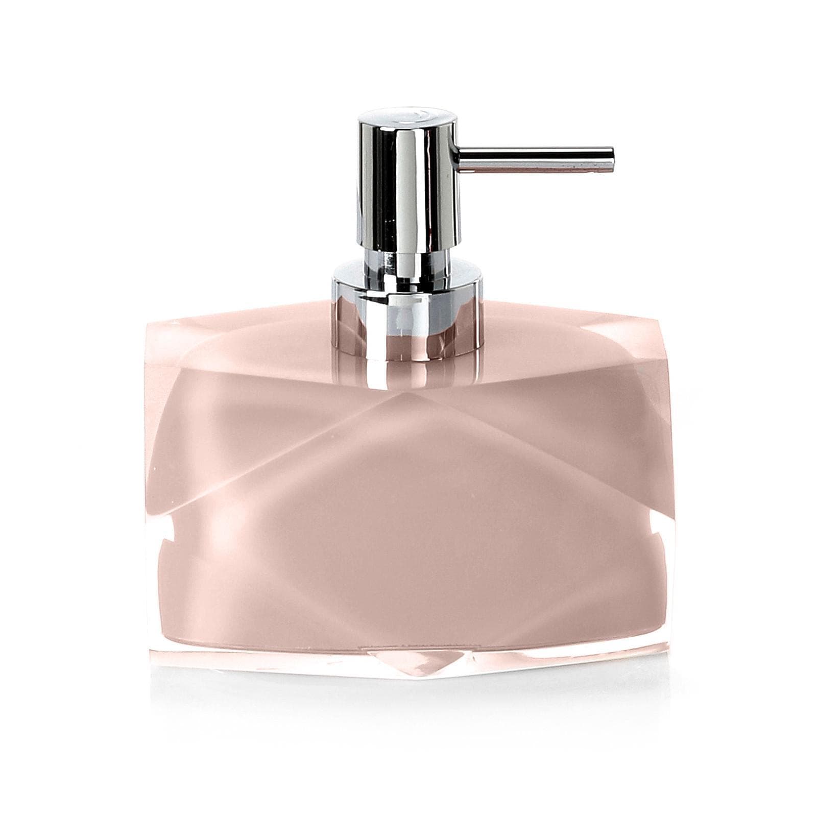 Dosasapone d'appoggio rosa e trasparente - Chanelle di Gedy