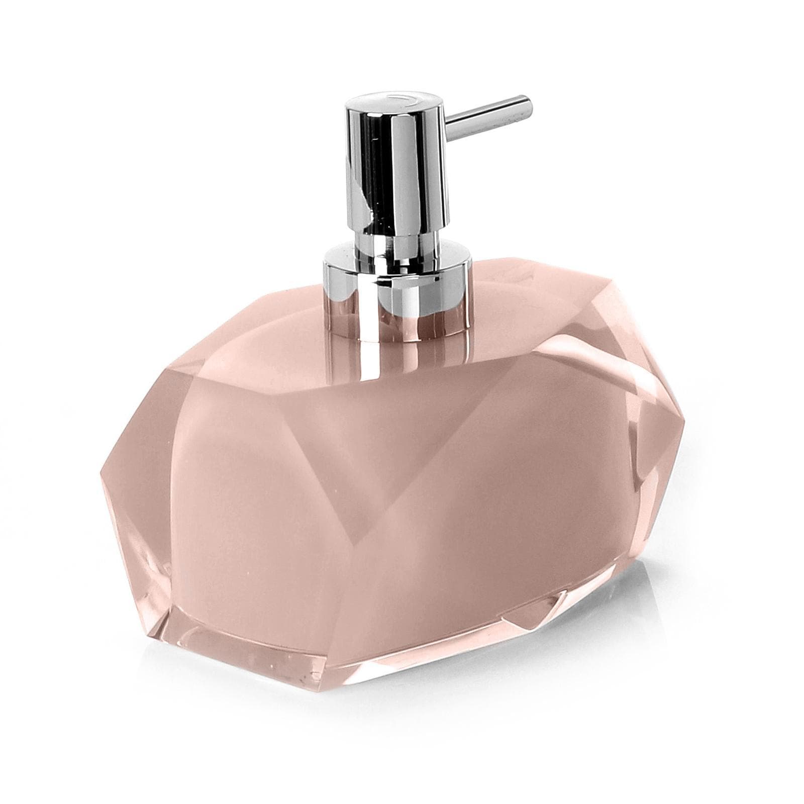 Dosasapone d'appoggio rosa e trasparente - Chanelle di Gedy
