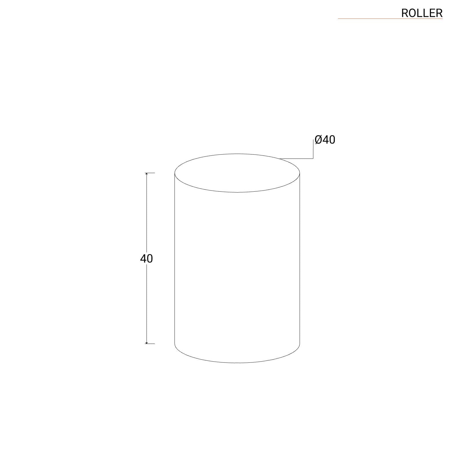 Espositore a colonna rotondo 40 cm in polietilene neutro con kit luce