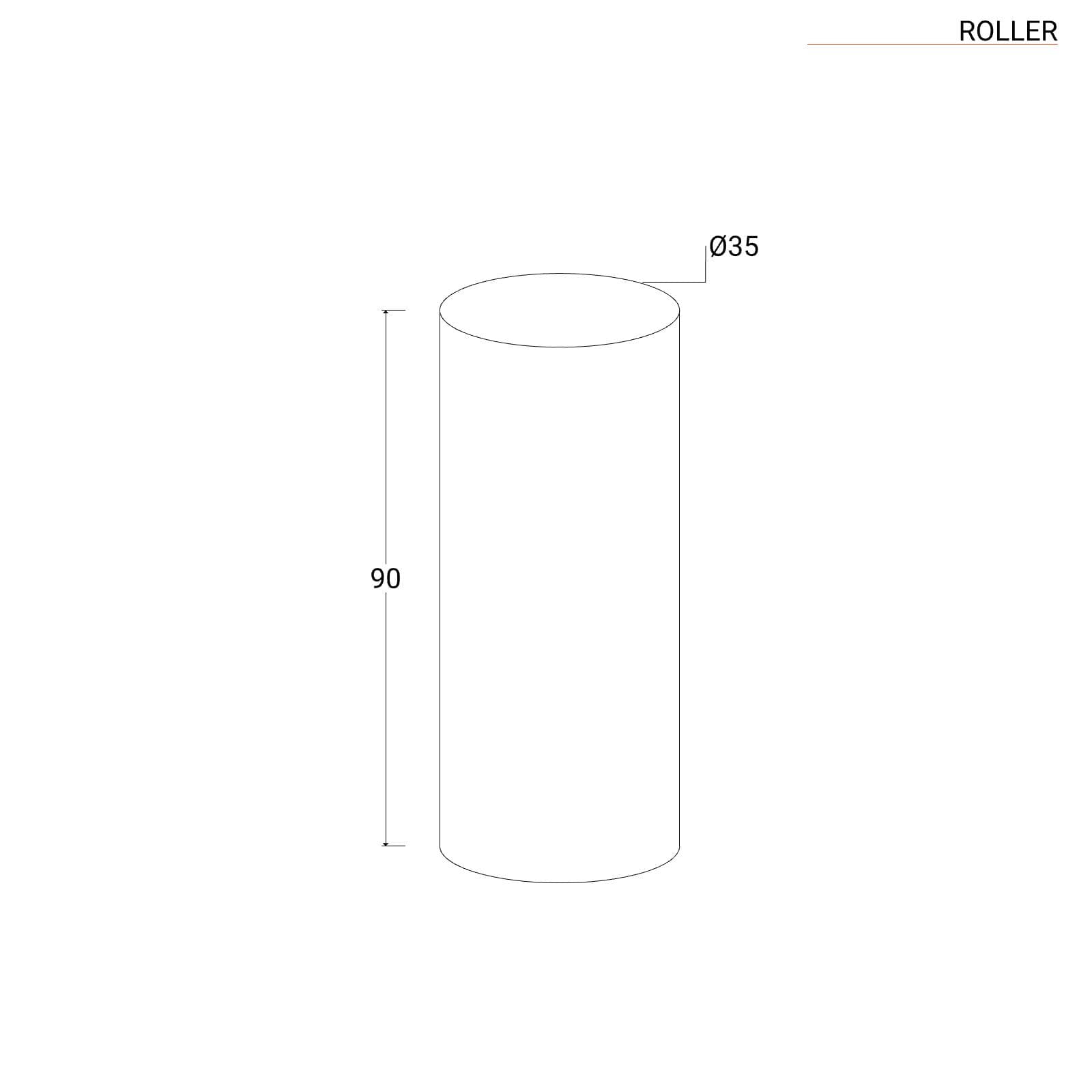 Espositore a colonna 90 h cm in polietilene blu
