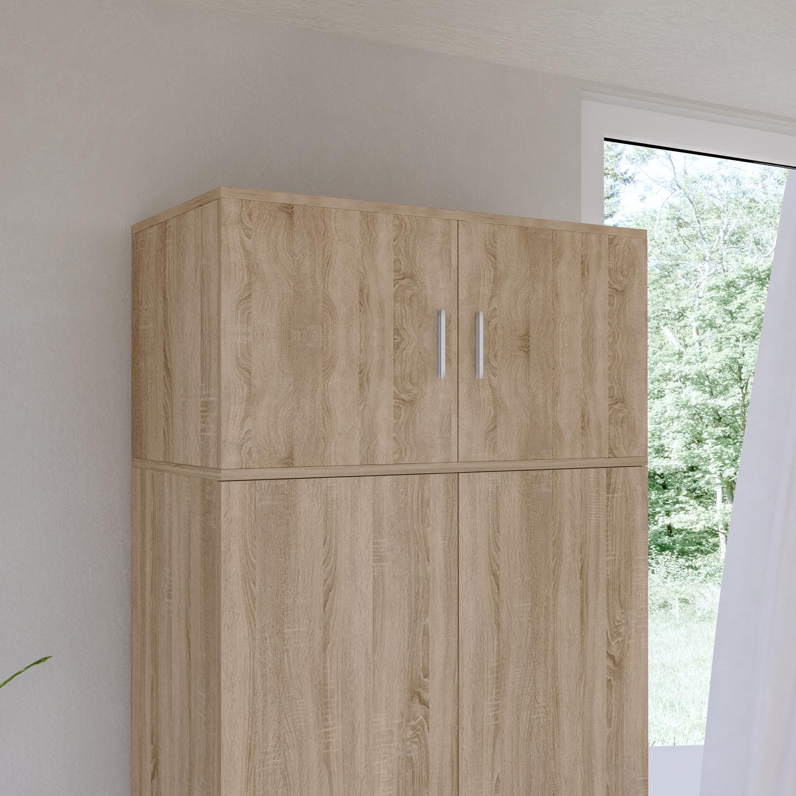 Estensione per armadio Axel 80x40h cm con 2 ante rovere