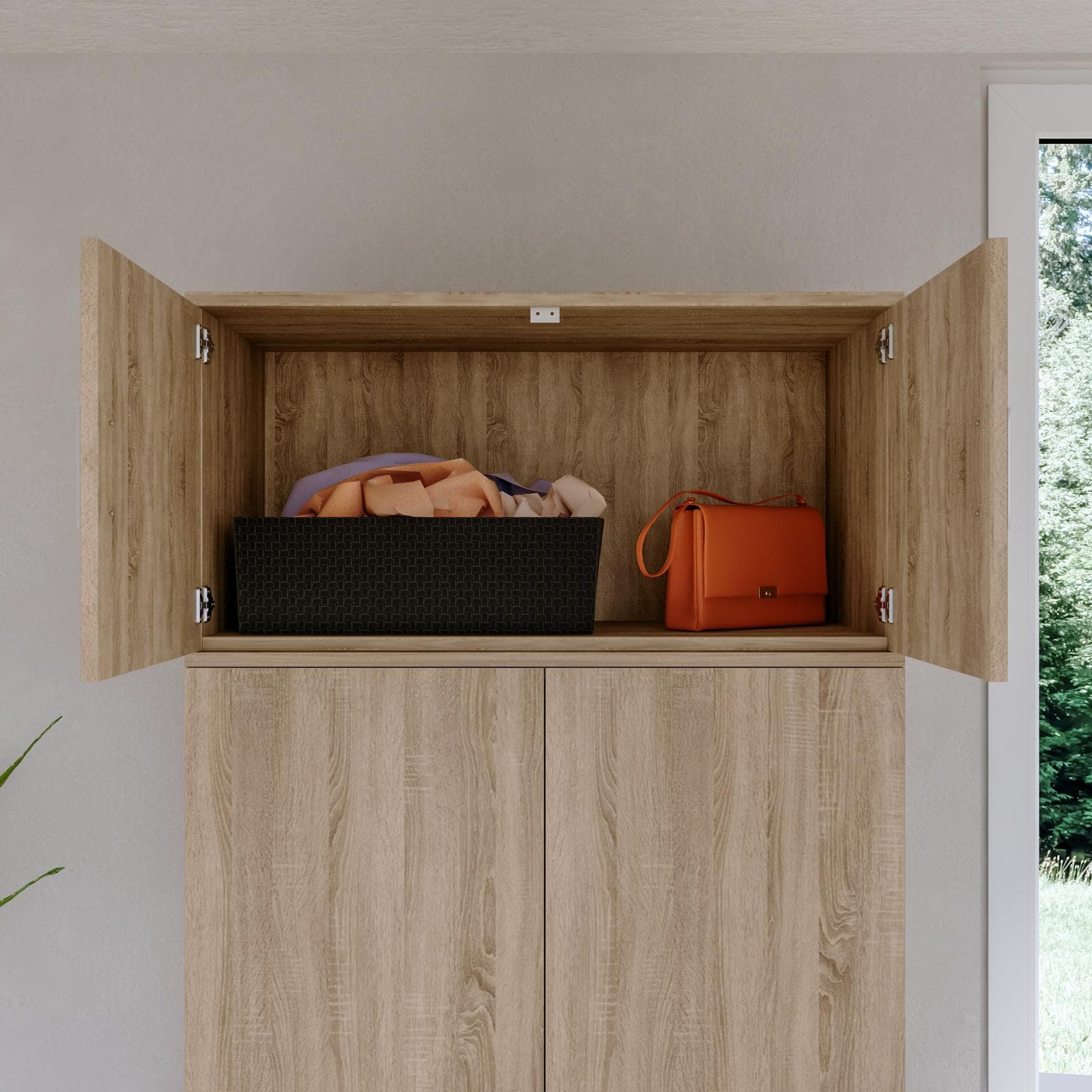 Estensione per armadio Axel 80x40h cm con 2 ante rovere