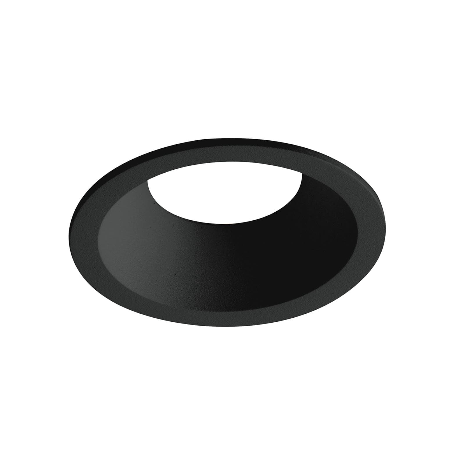 Faretto ad incasso Ø 8,5 cm antiriflesso in alluminio nero