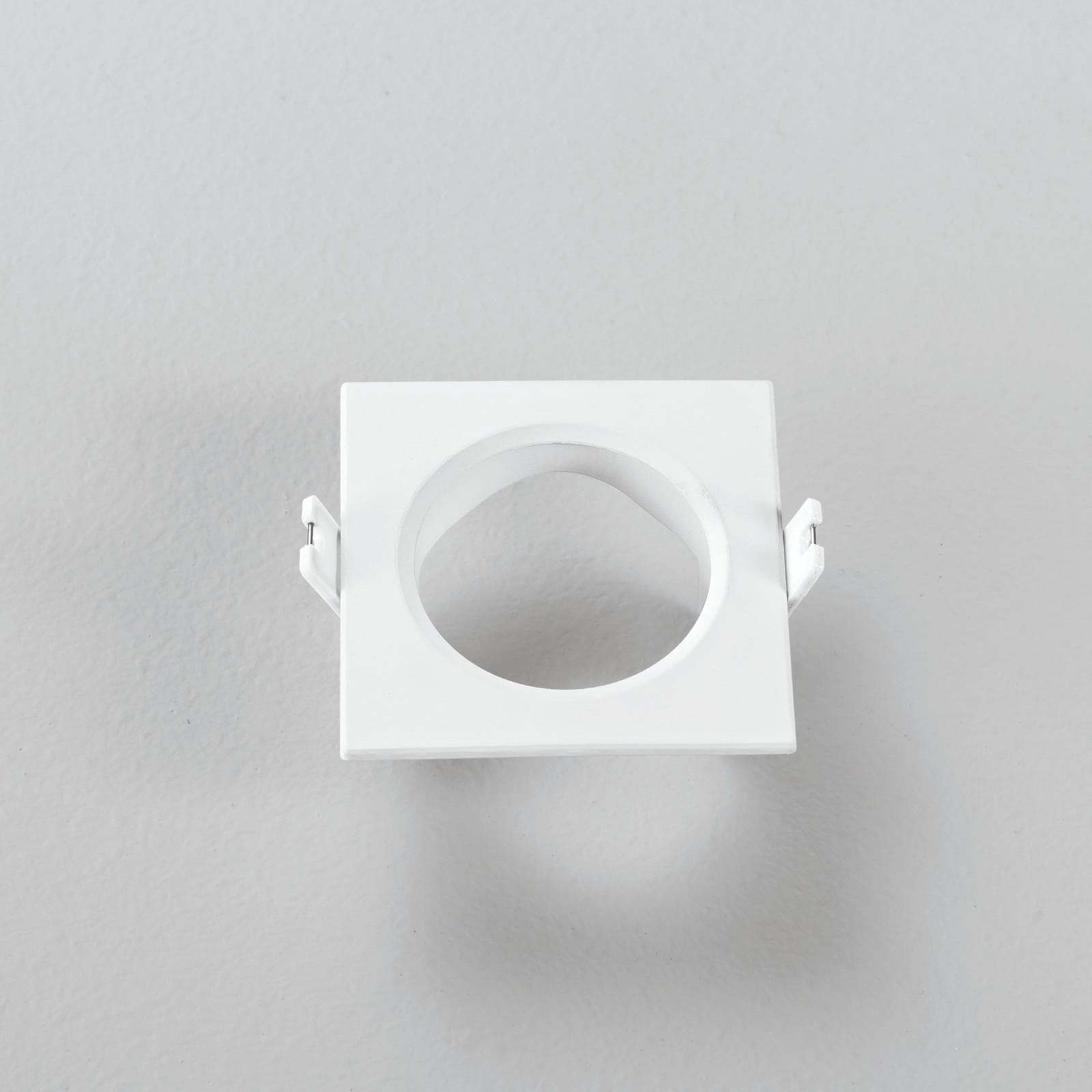 Faretto da incasso 11,7x11,7 cm in policarbonato bianco