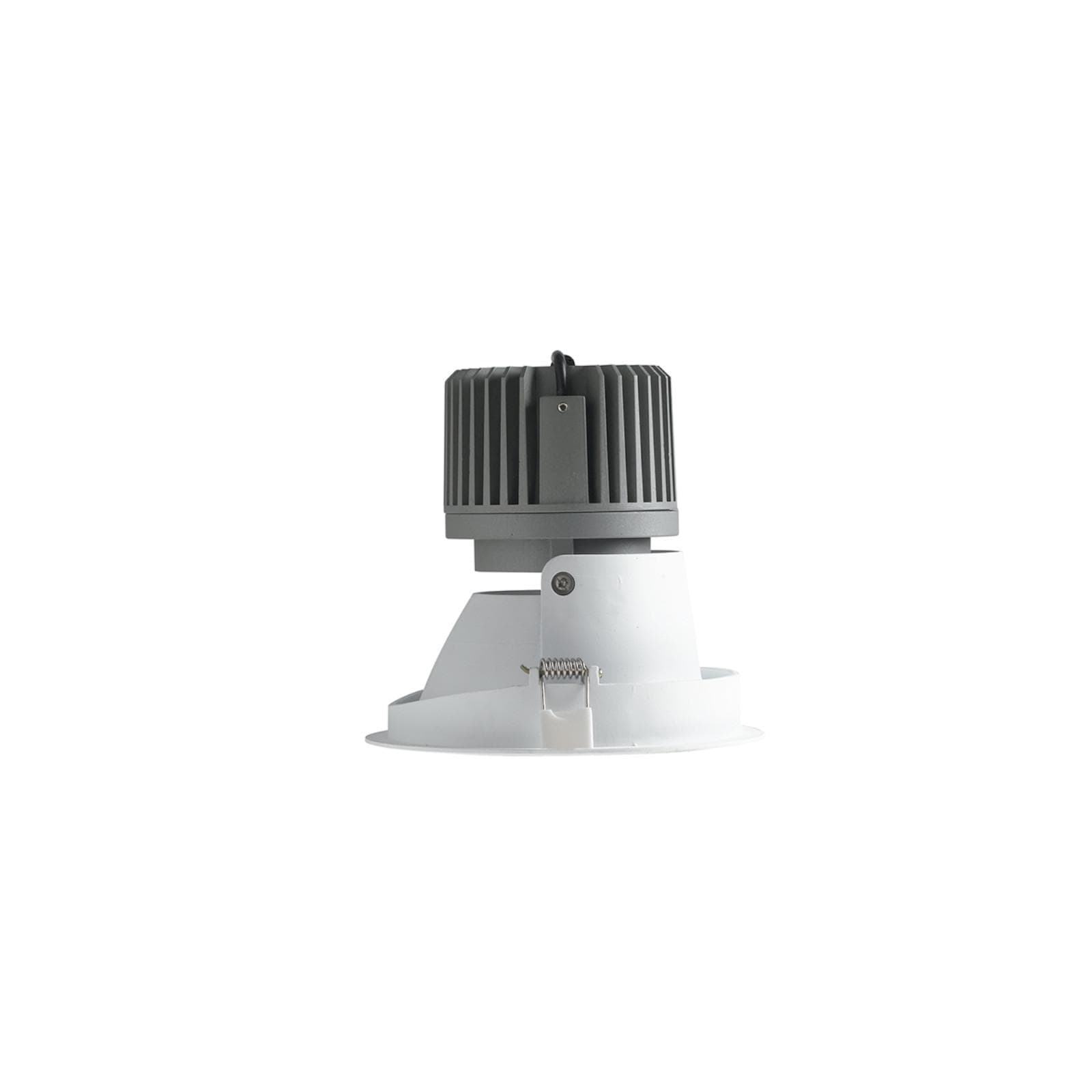 Faretto incasso antiriflesso orientabile 10,8x10,6cm 4000k in alluminio bianco