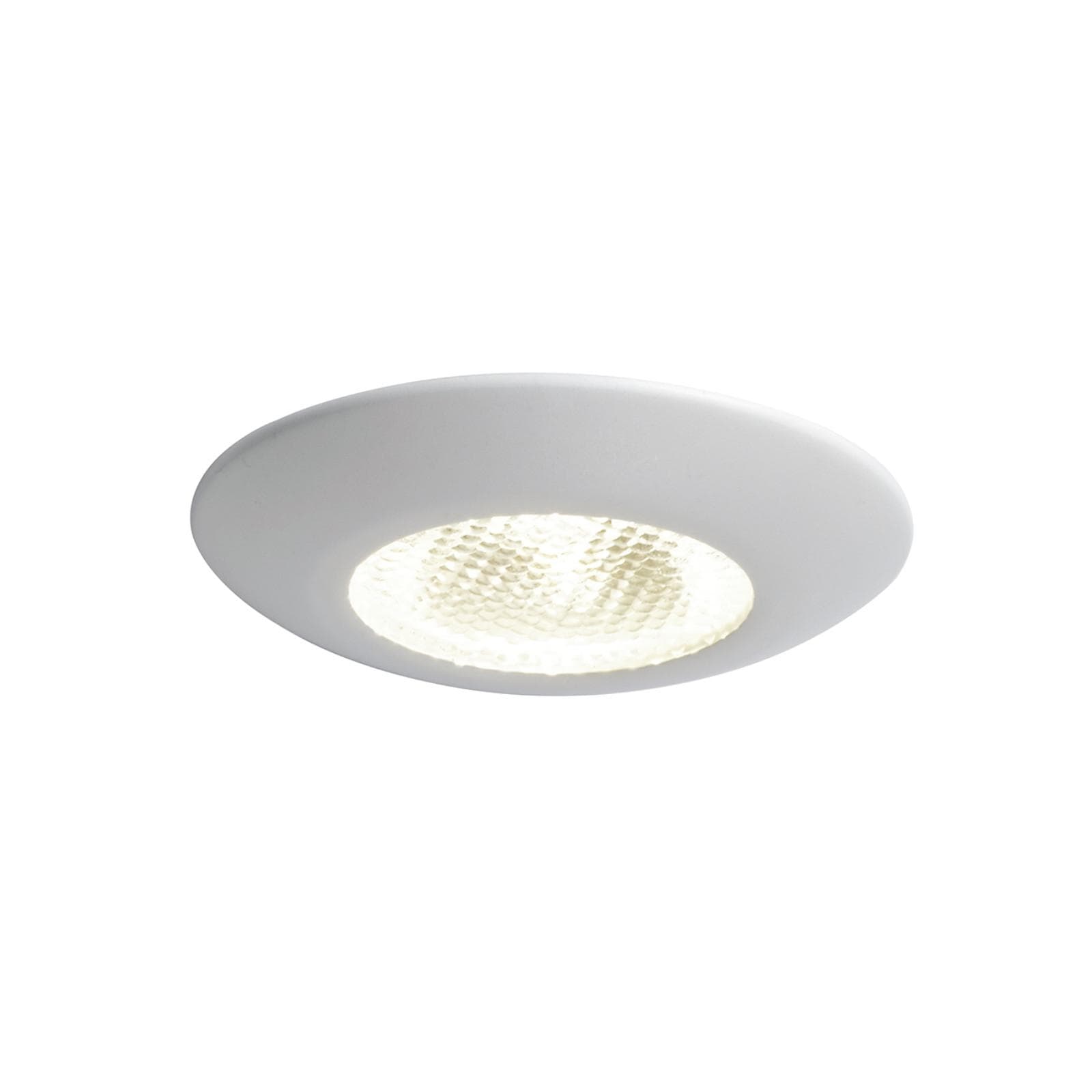 Faretto tondo a incasso 3,2 cm 3000k in alluminio bianco