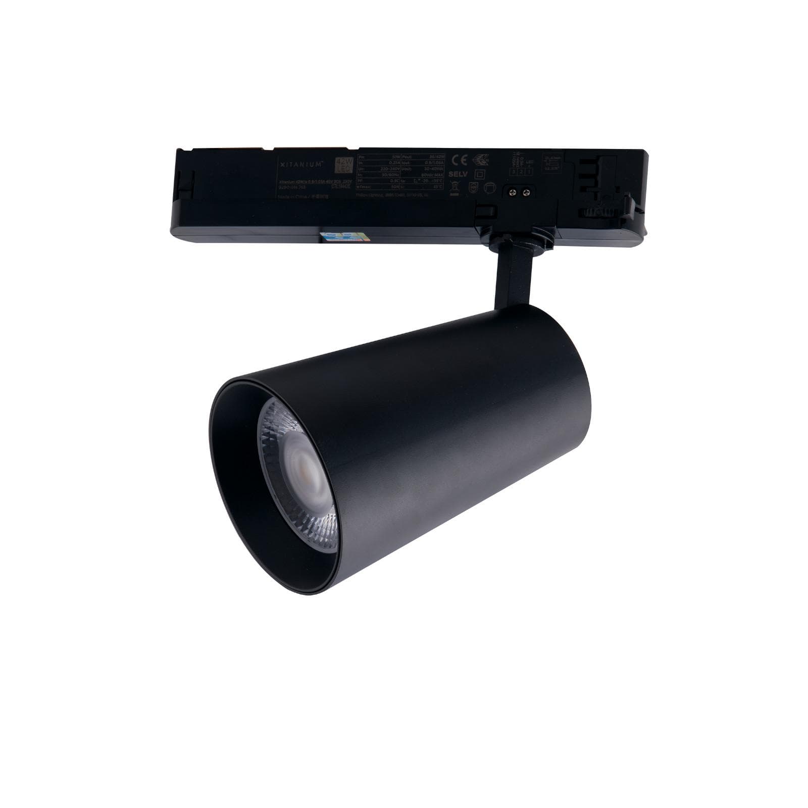 Faro binario luce calda 15x24,5 cm in alluminio pressofuso nero - Radius