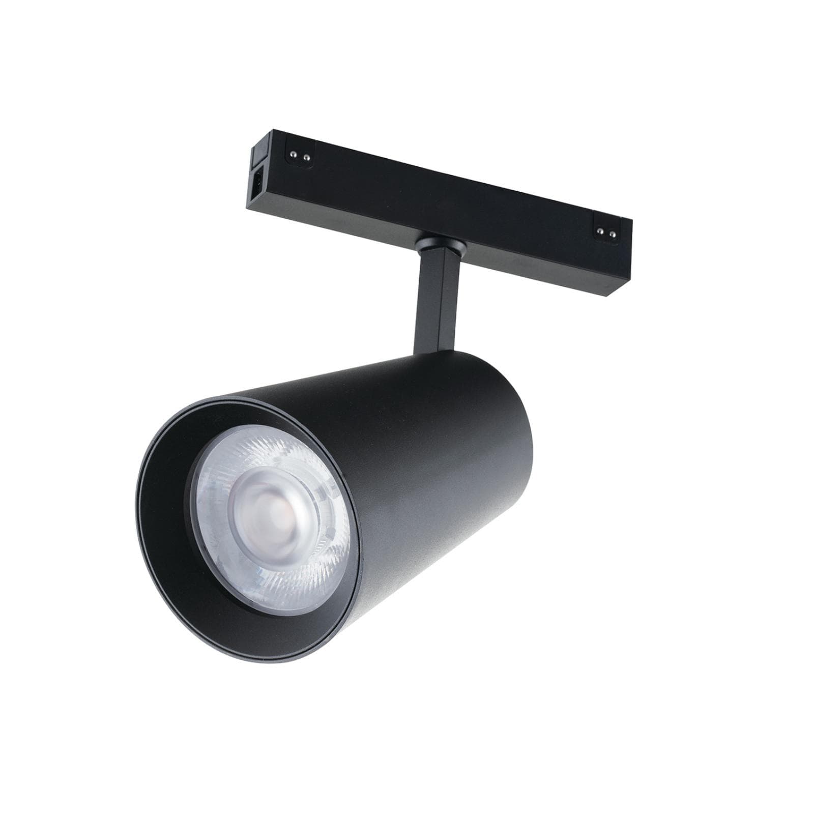 Faro luce spot orientabile luce calda 16,15x2,8x19,7h cm da 30w alluminio nero opaco - Power