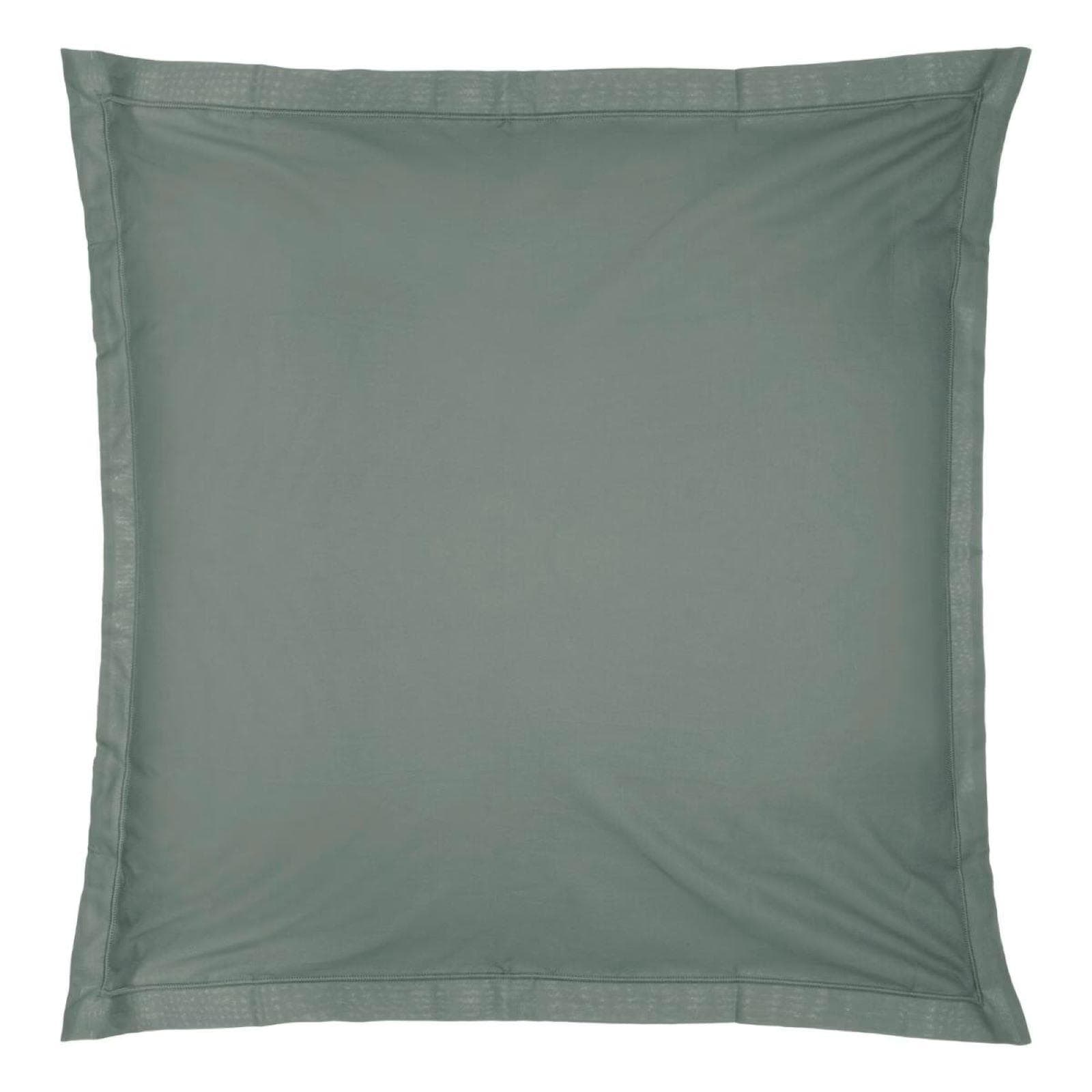 Federa per guanciale 63x63 cm in cotone verde celadon - Bellini