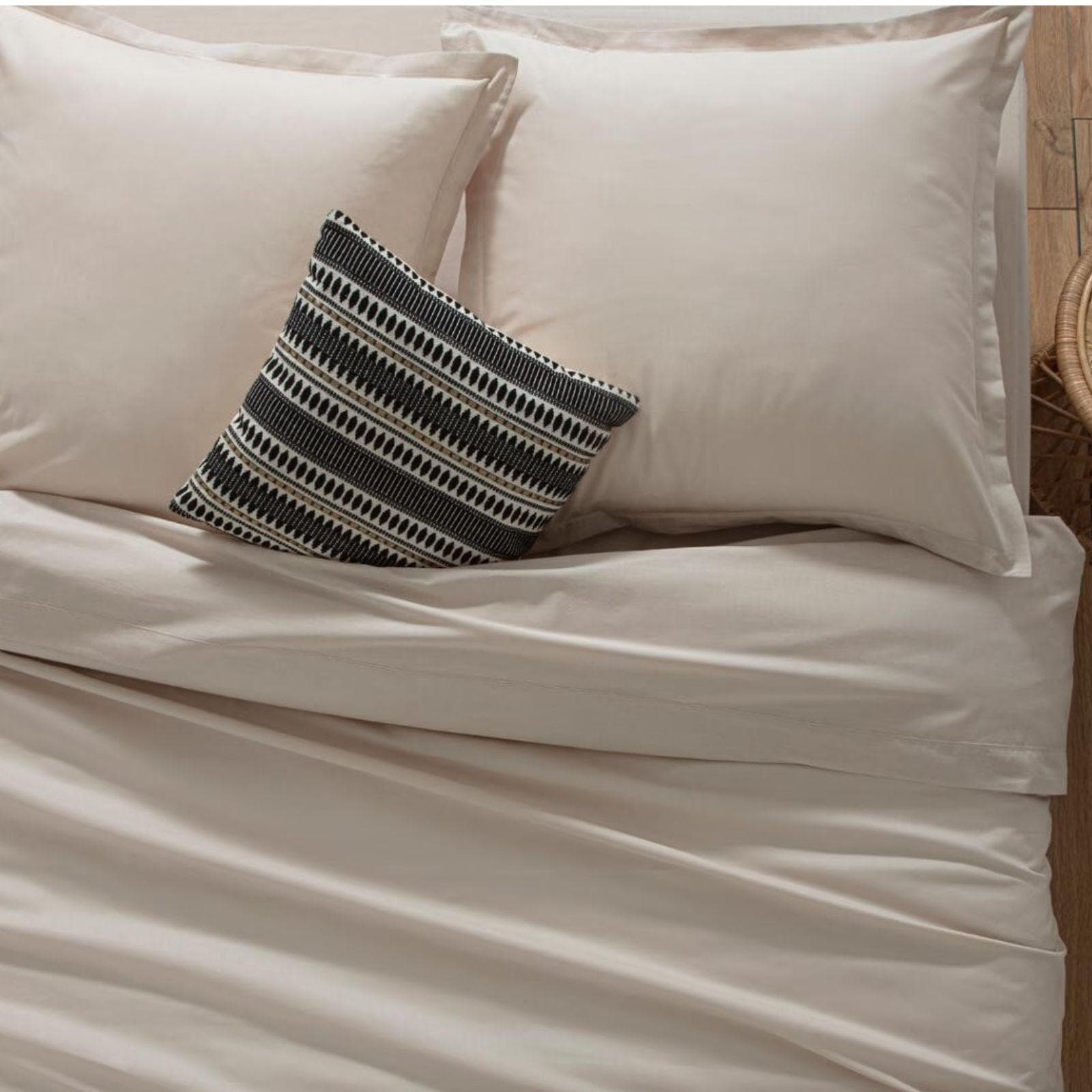 Federa per guanciale 70x50 cm in cotone beige - Bellini