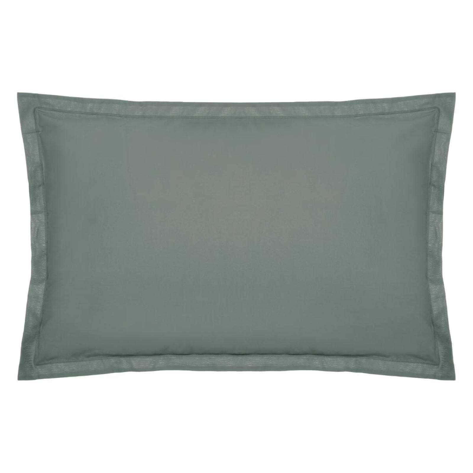 Federa per guanciale 70x50 cm in cotone verde celadon - Bellini